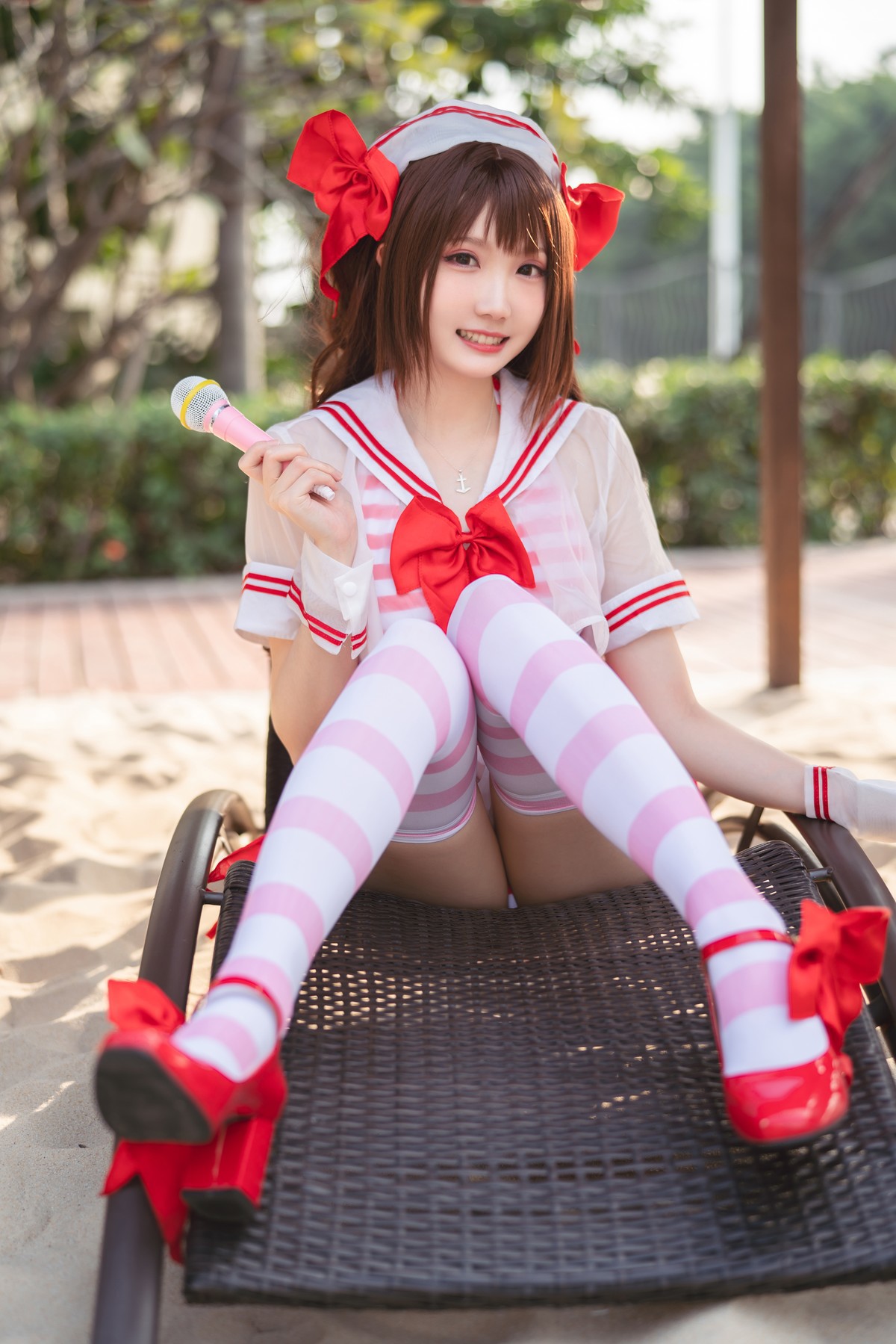 Cosplay 瓜希酱 岛村卯月 泳衣(23)