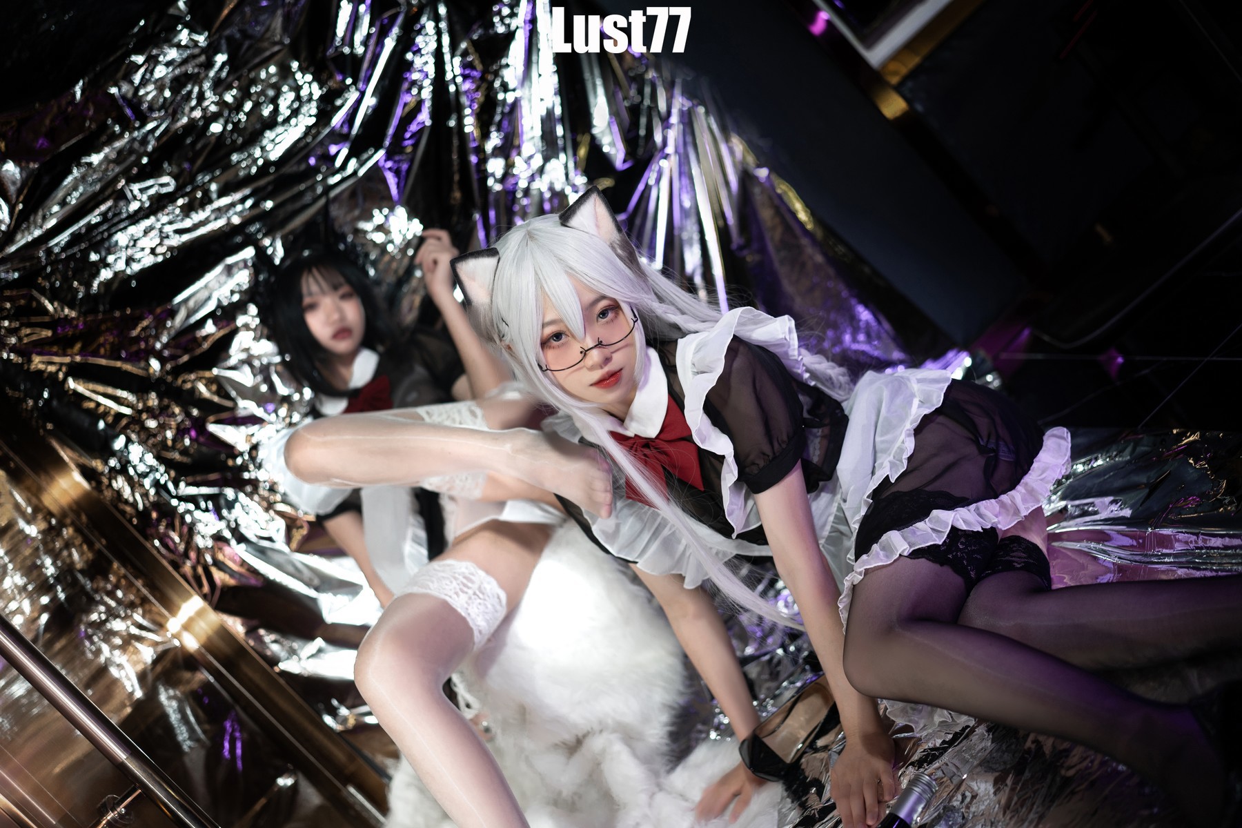 Cosplay 柒柒要乖哦 女仆の惩戒课 Set.01(17)