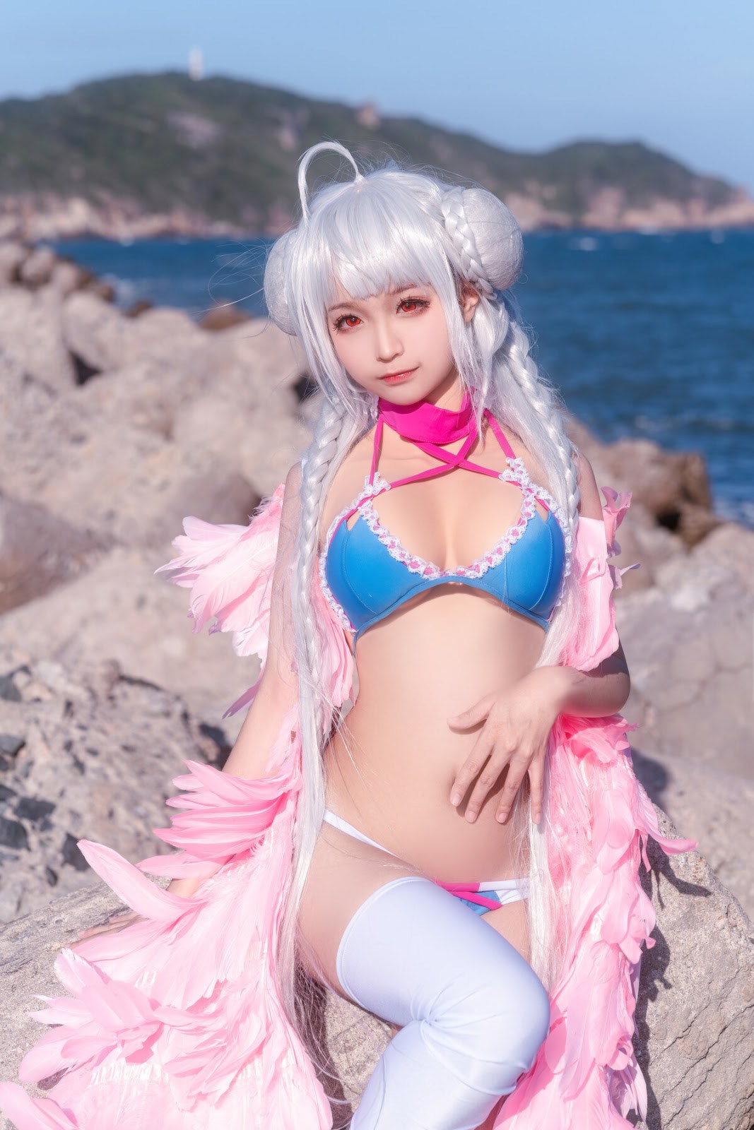 Cosplay [蠢沫沫] 可畏 ( Formidable &#8211; Azur Lane )(21)
