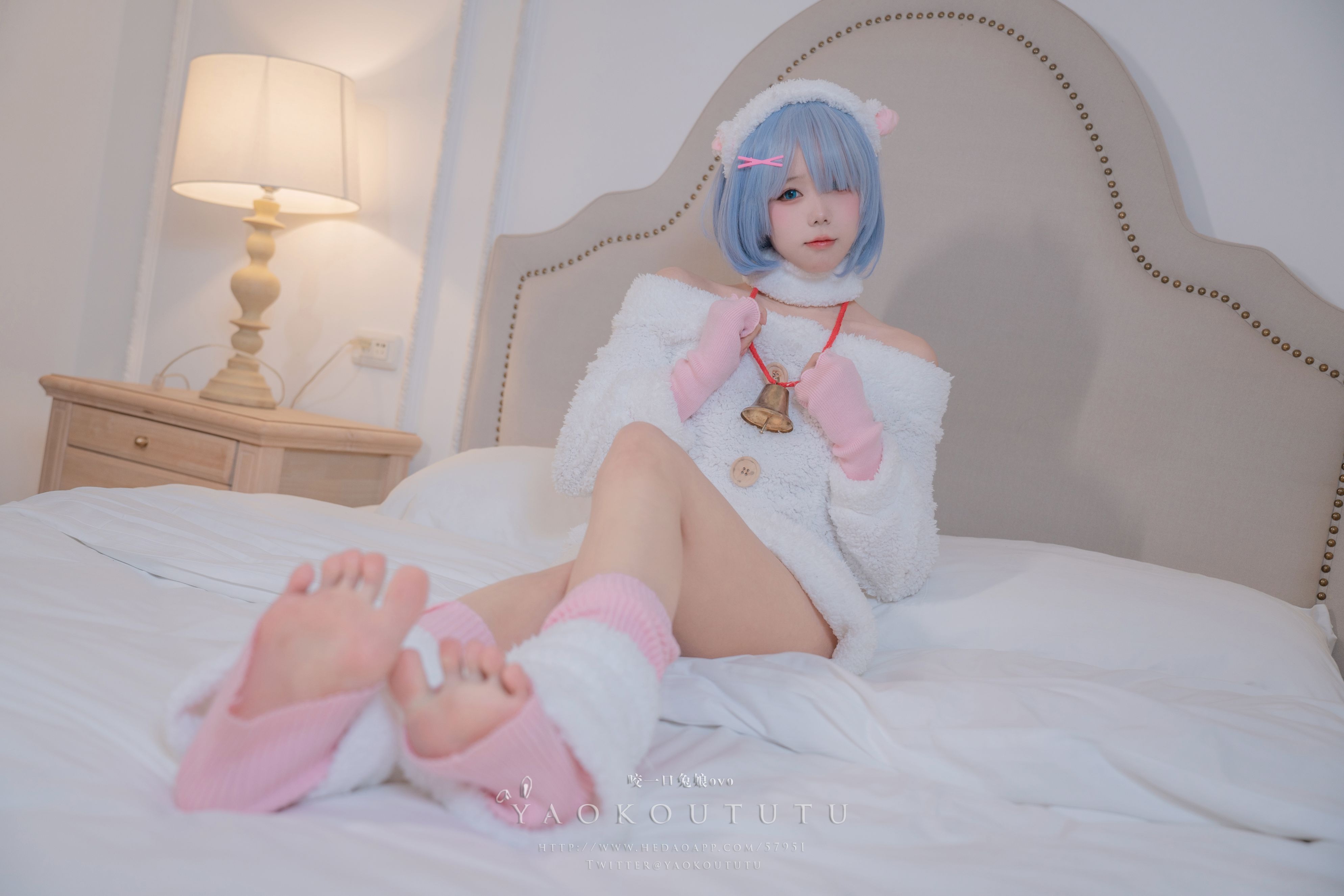 黏黏团子兔 T3特典 蕾姆咩咩 [53P-570M](2)