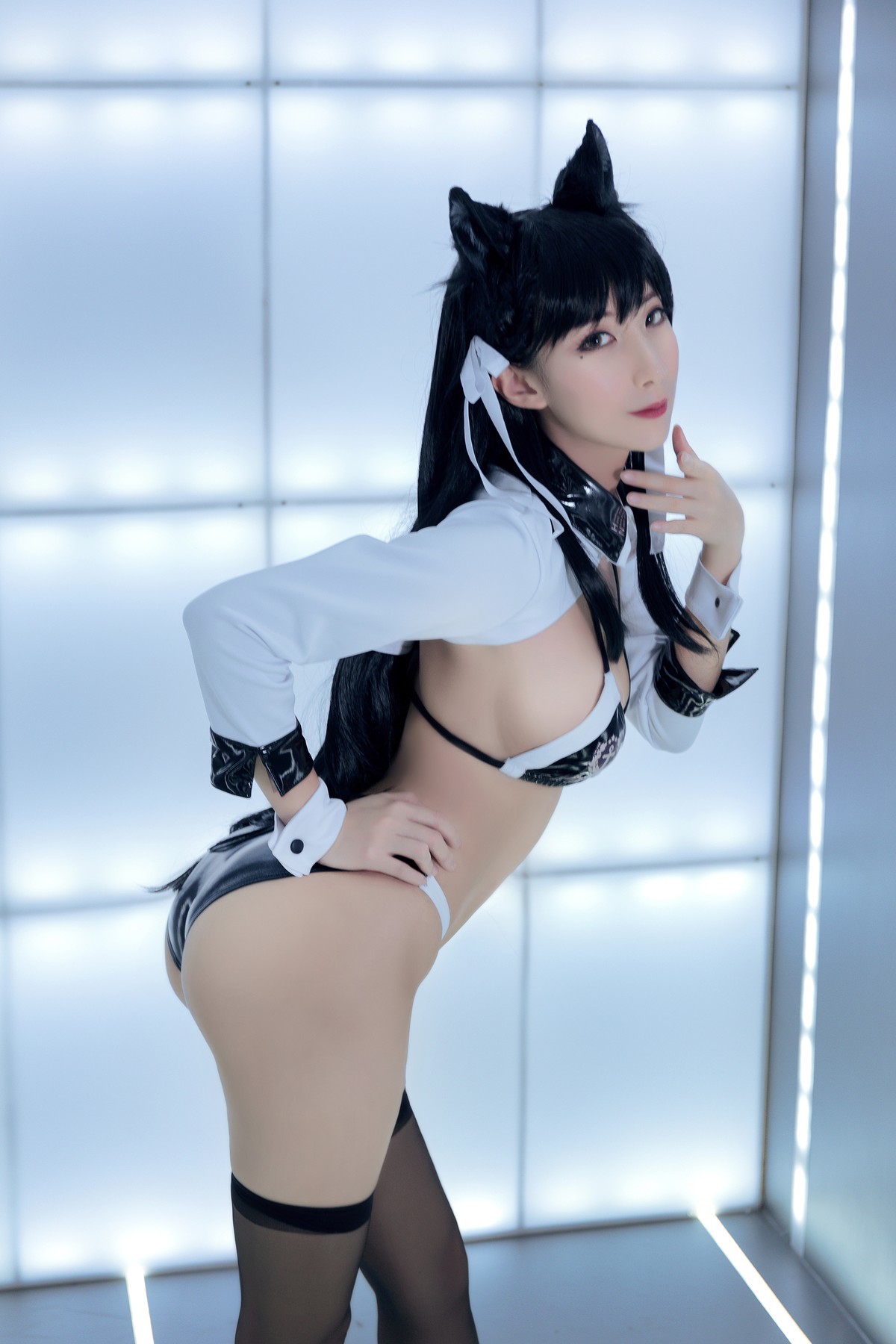索索 Cosplay 愛宕 Atago Racing Queen Ver.(11)