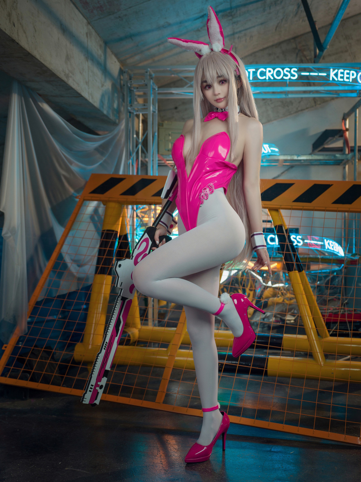 Cosplay 桜井宁宁 Viper Bunny 毒蛇兔女郎(4)