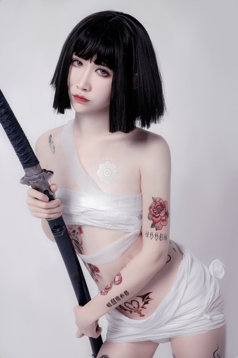 [Cos]阮邑Fairy - 绑带和武士[41P](39)