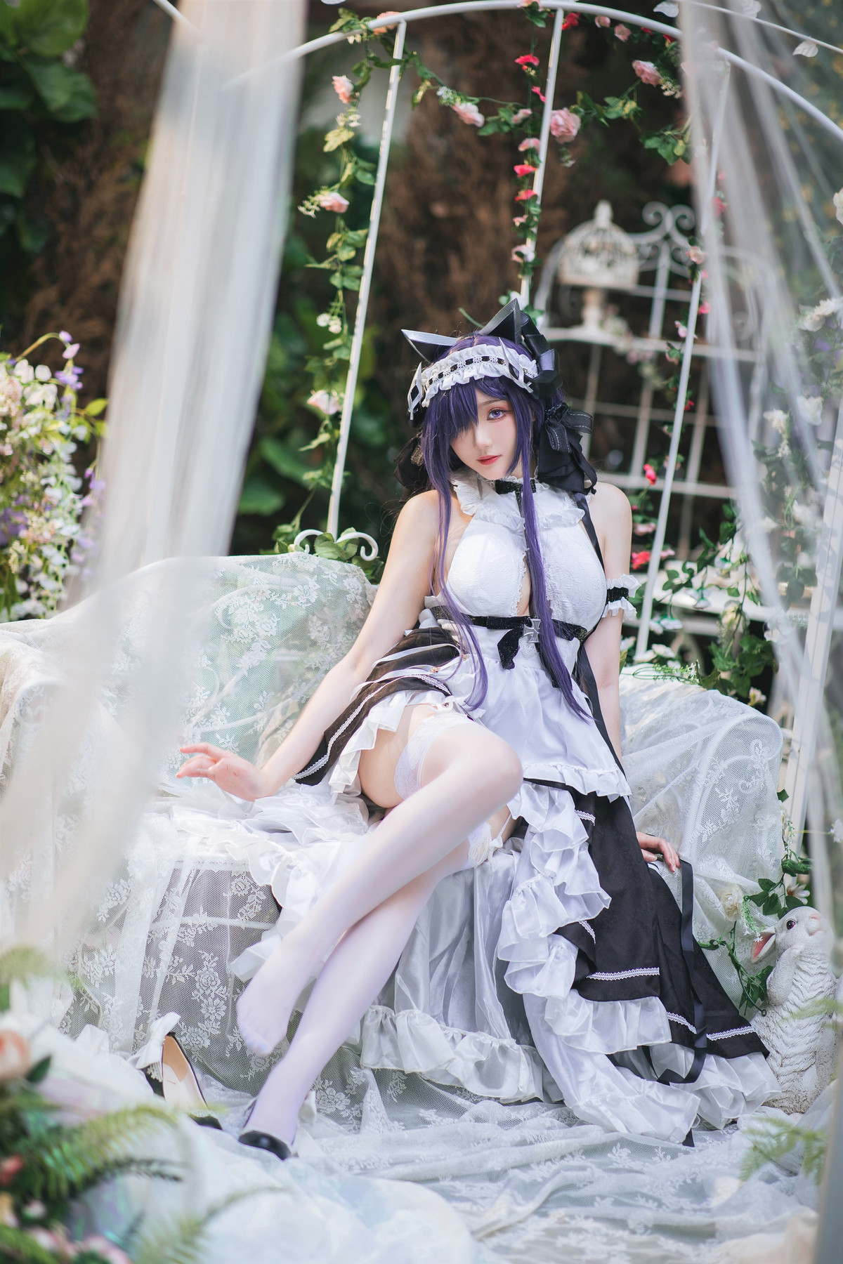 Cosplay 瓜希酱 碧蓝航线 奥古斯特女仆