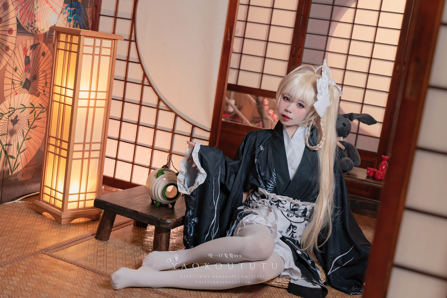 Cosplay 黏黏团子兔 六月T3专属特典 『穹妹浴衣』