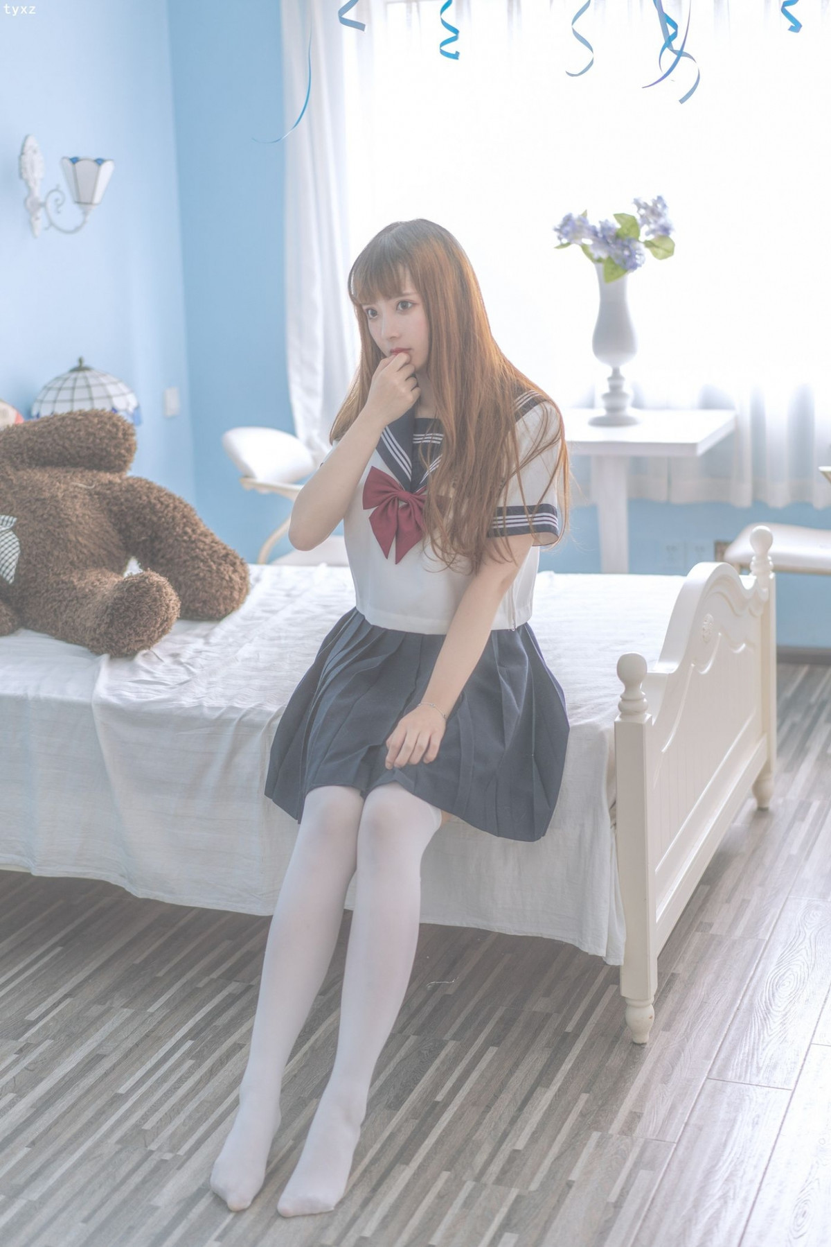 Cosplay 一隻雲燒 JK少女(6)