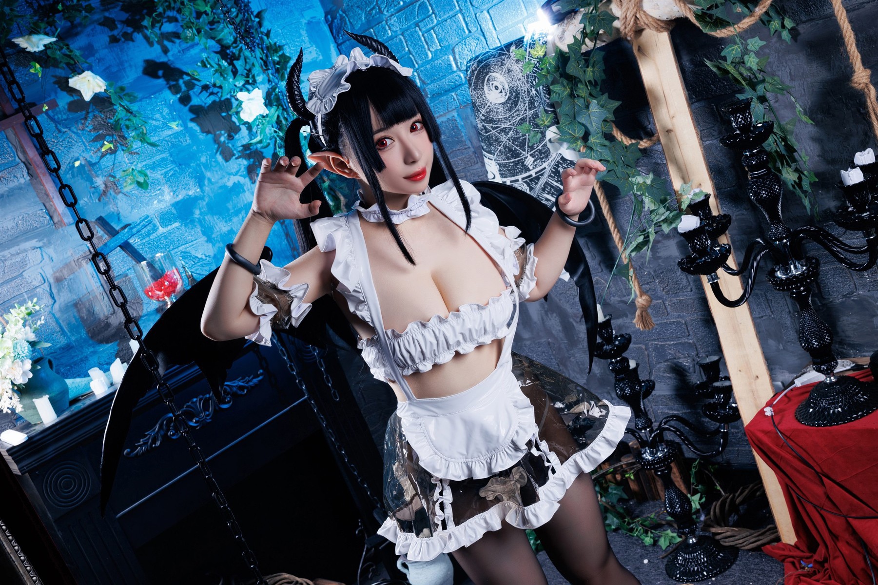 Cosplay 胡桃猫Kurumineko 女仆吸血姬 Vol.01(35)