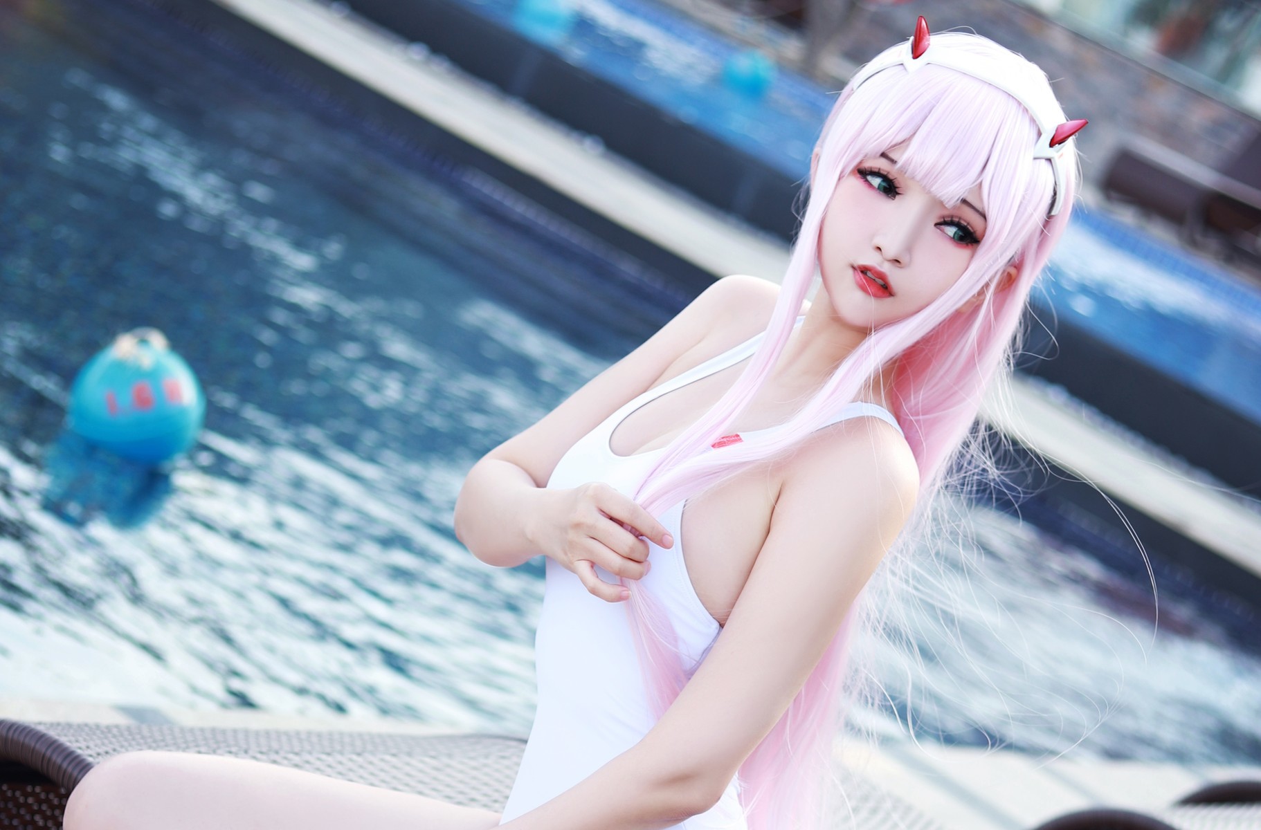 Cosplay Potato Godzilla Zero Two Swimsuit(3)