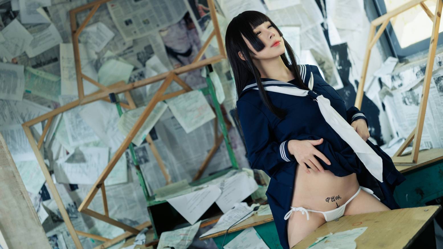 胡桃猫Kurumineko 反差学妹(49)
