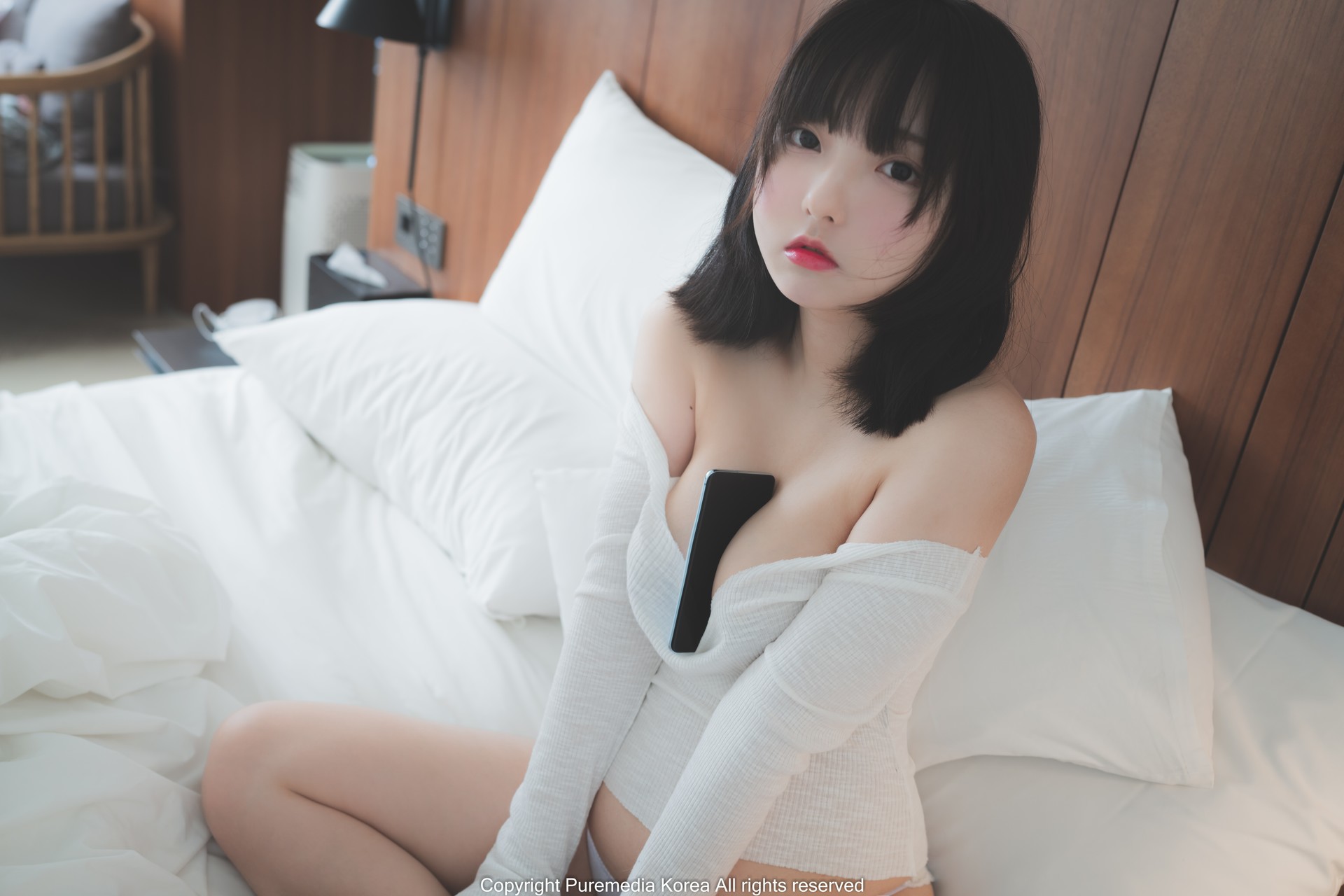 Hansom 한솜, [PURE MEDIA] Vol.122 누드 디지털화보 Set.01(6)