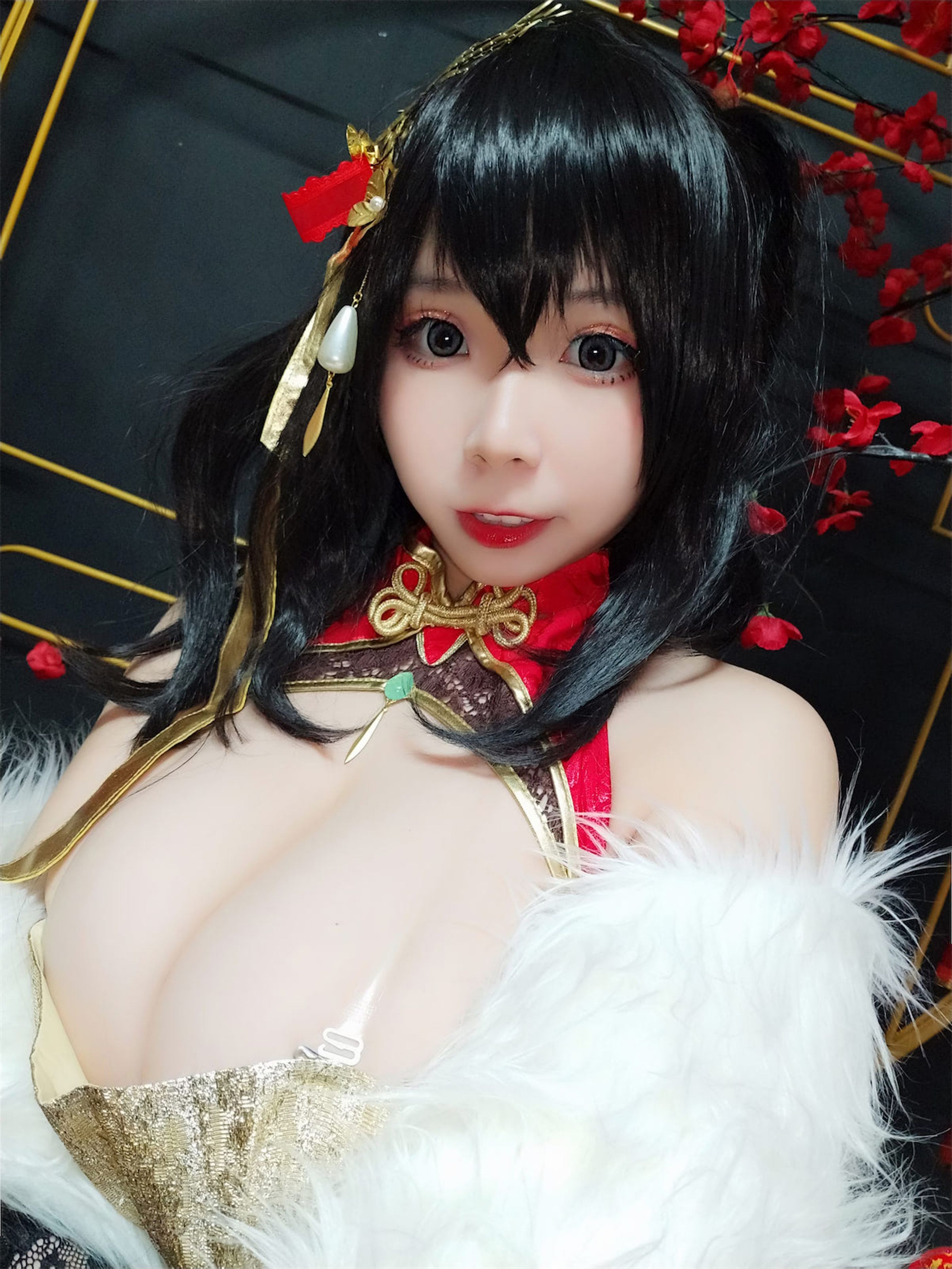 无颜小天使 碧蓝航线 大凤红旗袍(35)