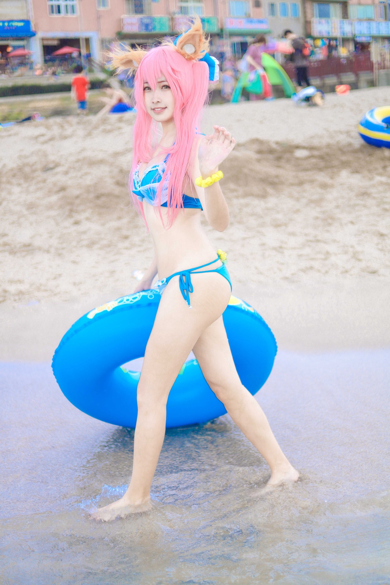 [毛毛喵 momocat] Tamamo no Mae Ver.Swimsuit(22)