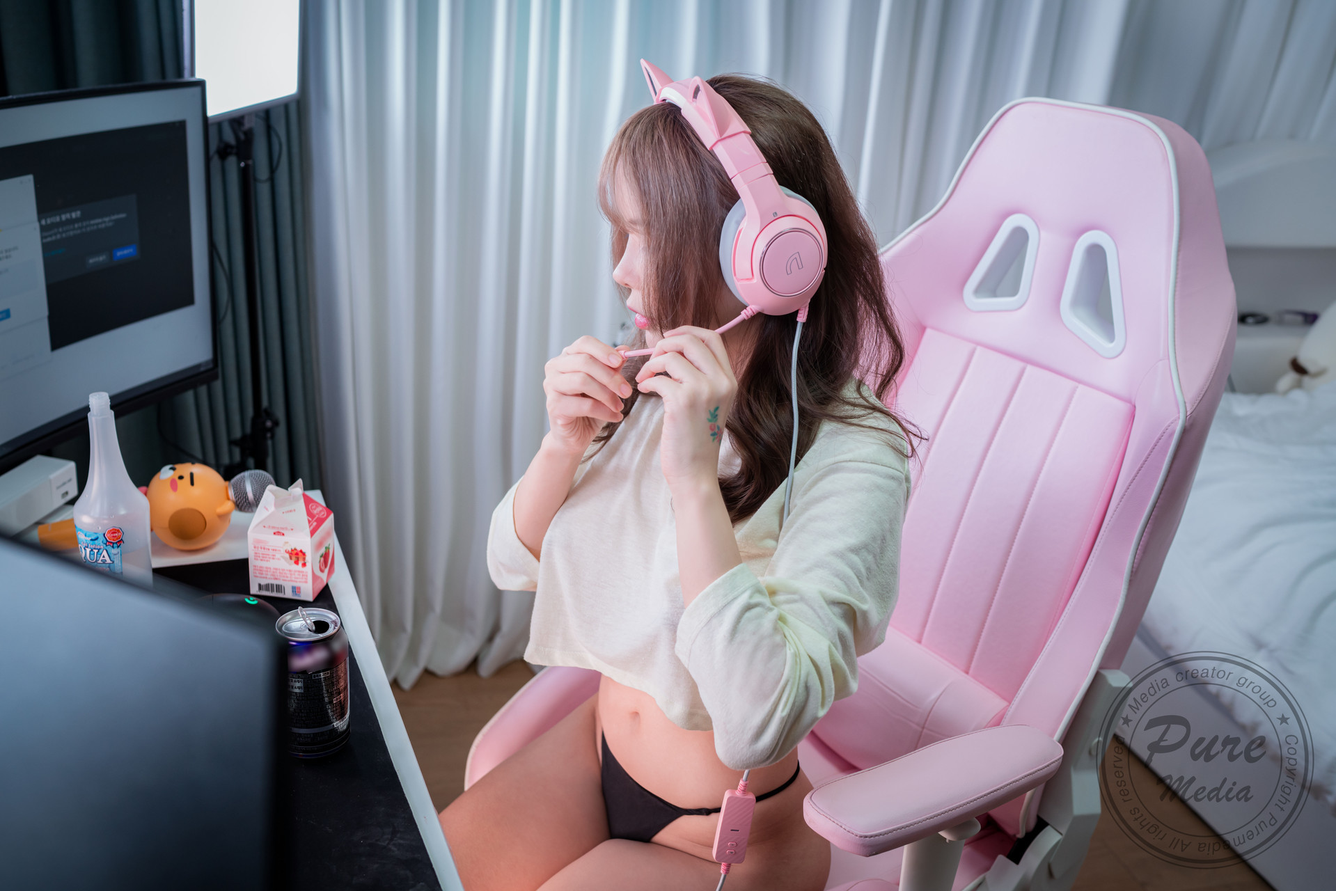 Lovey 러비, [PURE MEDIA] Vol.220 Lovey Streamer Set.01(7)