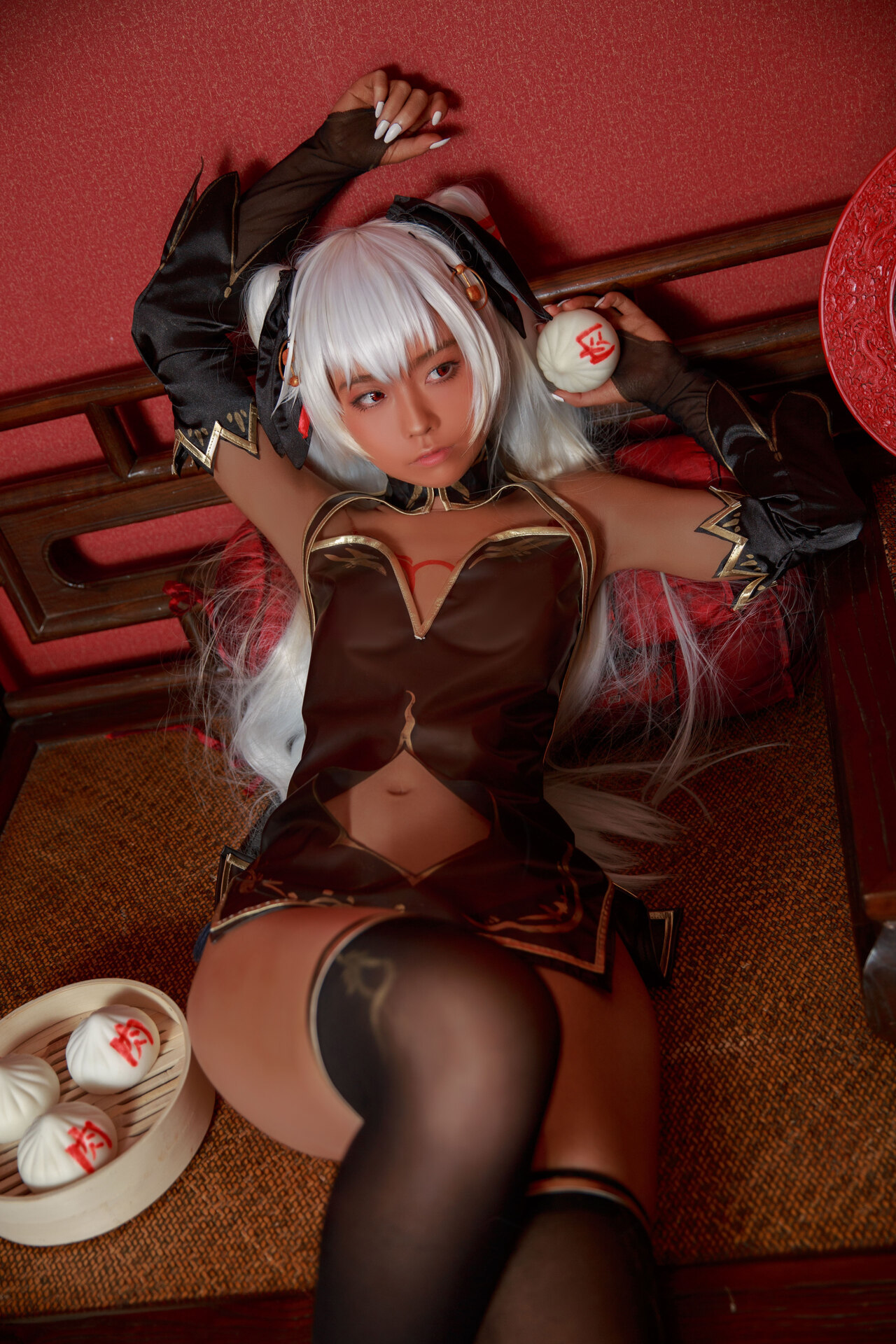 [G44不會受傷] 褐色旗袍娘 Brown Cheongsam Girl(12)