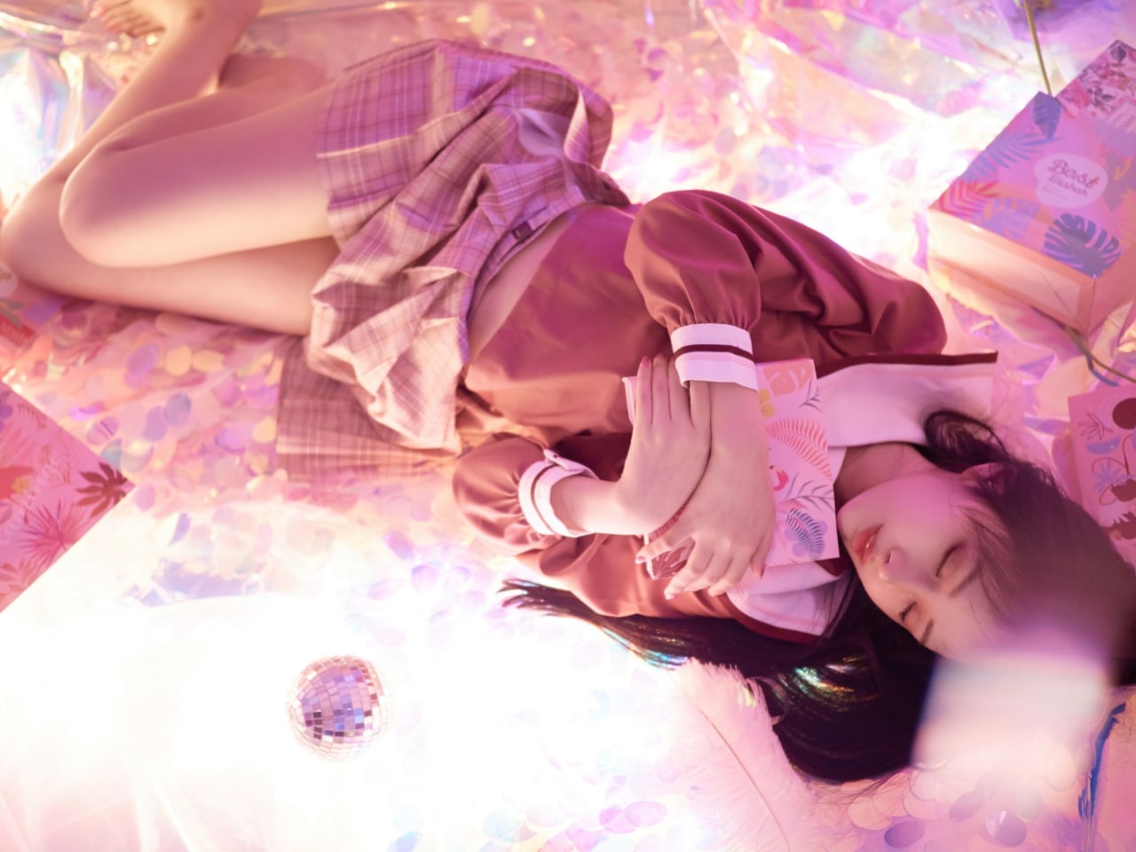 Shika小鹿鹿-内衣图包、尼禄礼服、日系写真、圣诞、万花旗袍[70P](62)