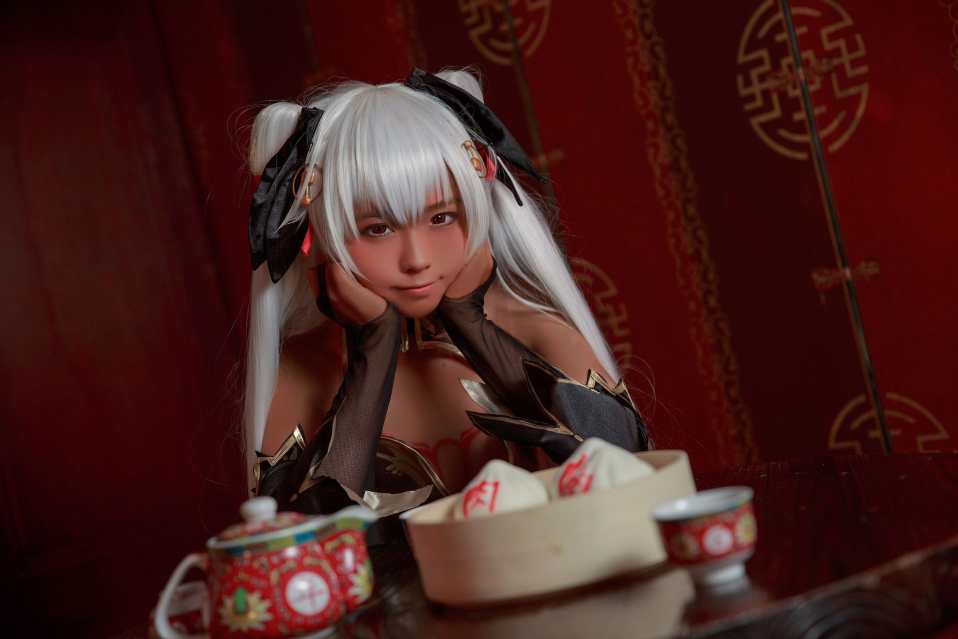 [G44不會受傷] 褐色旗袍娘 Brown Cheongsam Girl(17)