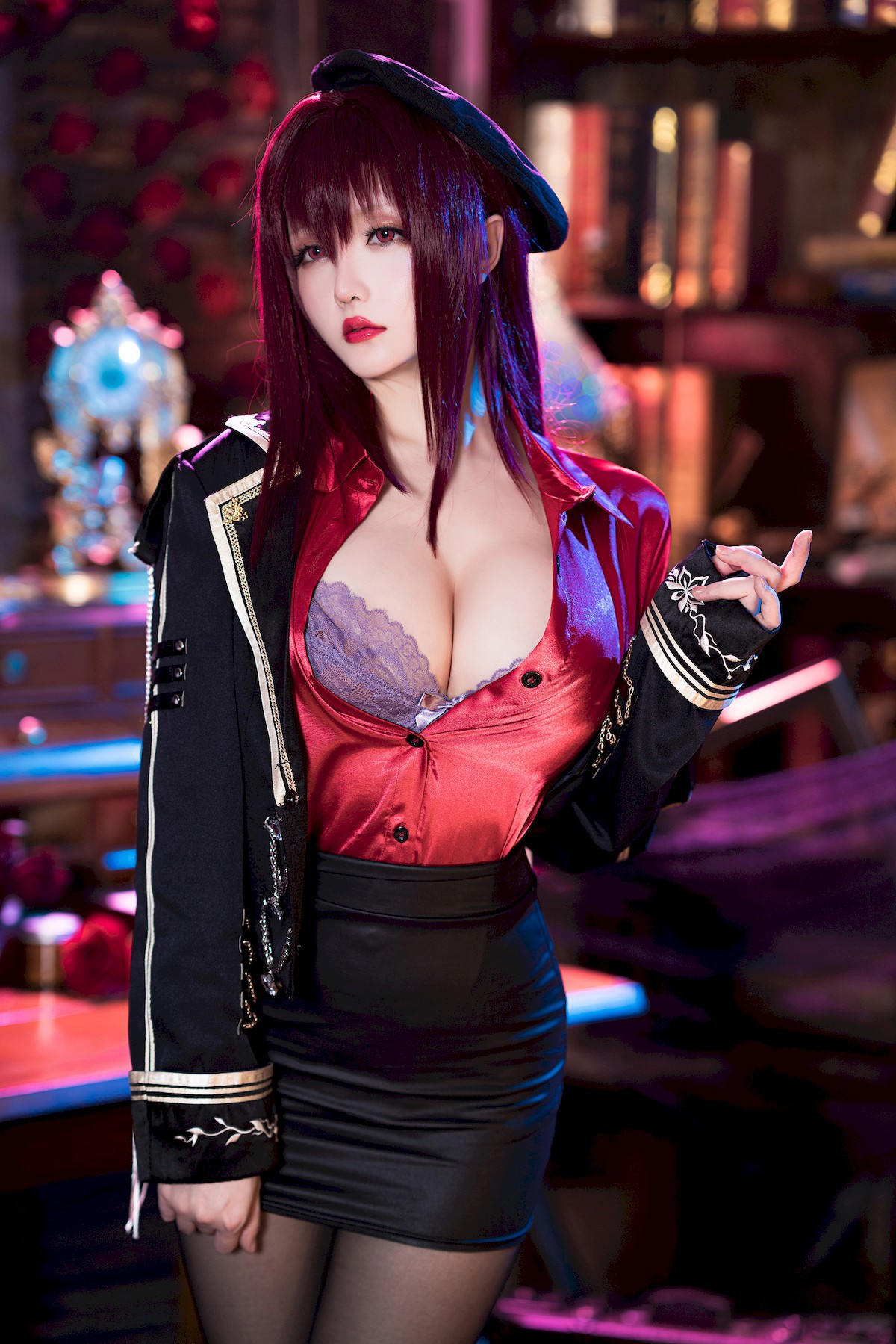 星之迟迟 Cosplay 斯卡哈 真红教枪(24)