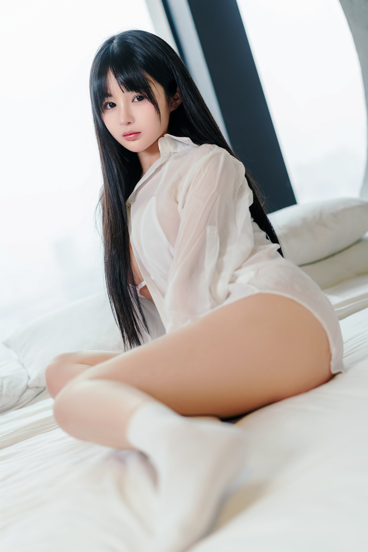 Cosplay 桜井宁宁 男友衬衫