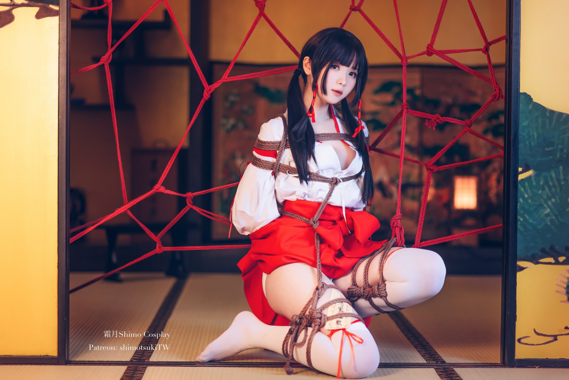 [霜月shimo] 巫女捆绑 Miko Bundle(18)