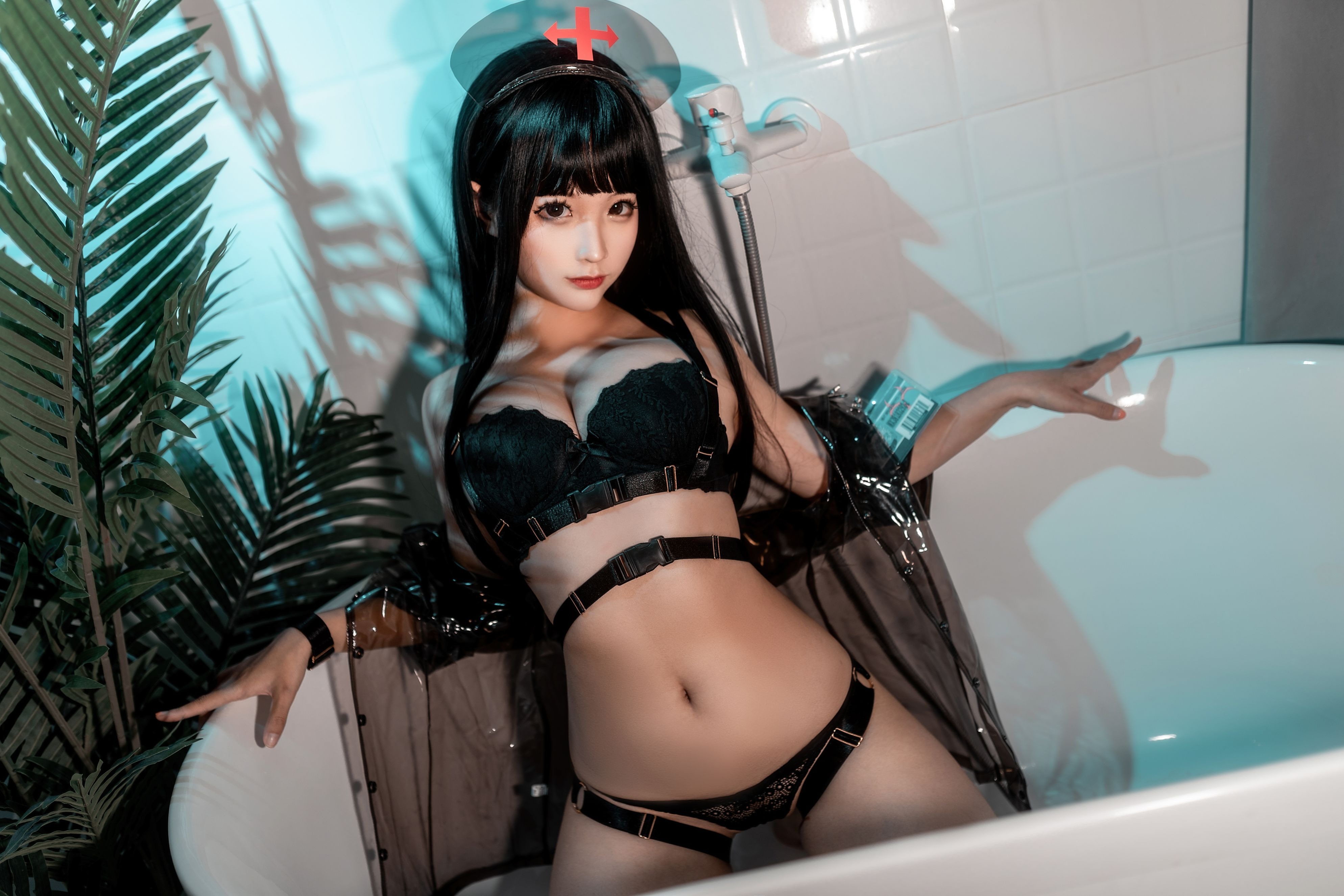 蠢沫沫-胶衣护士 黑 [40P](15)