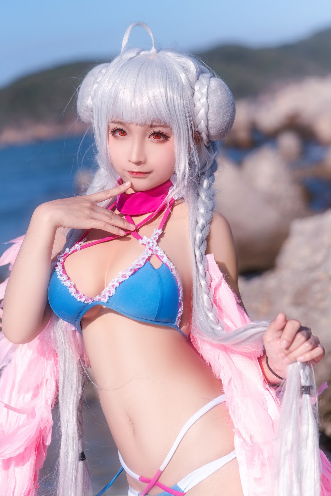 Cosplay [蠢沫沫] 可畏 ( Formidable &#8211; Azur Lane )(34)