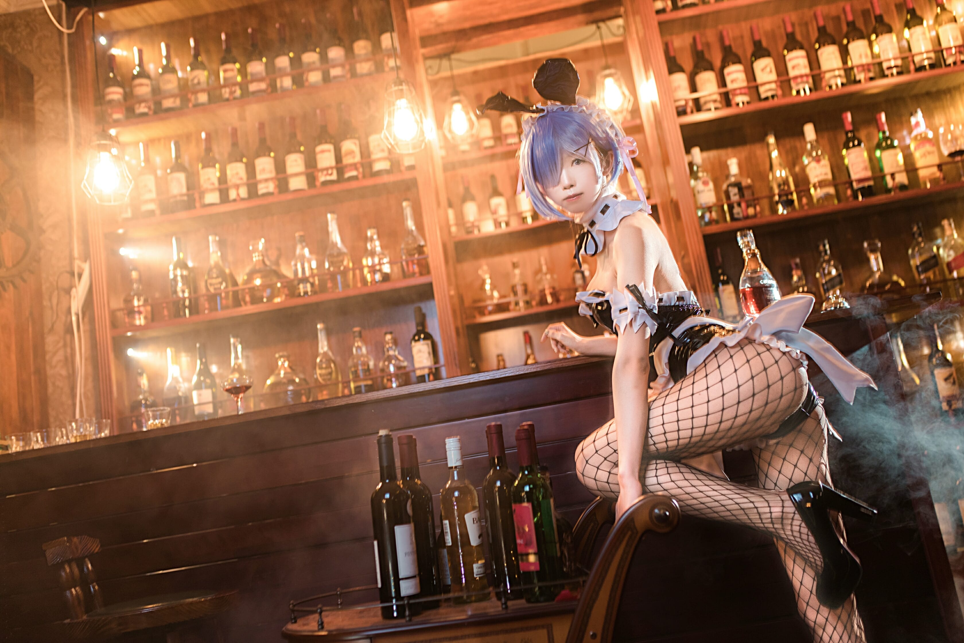 水淼aqua-蕾姆 兔女郎[16P](9)