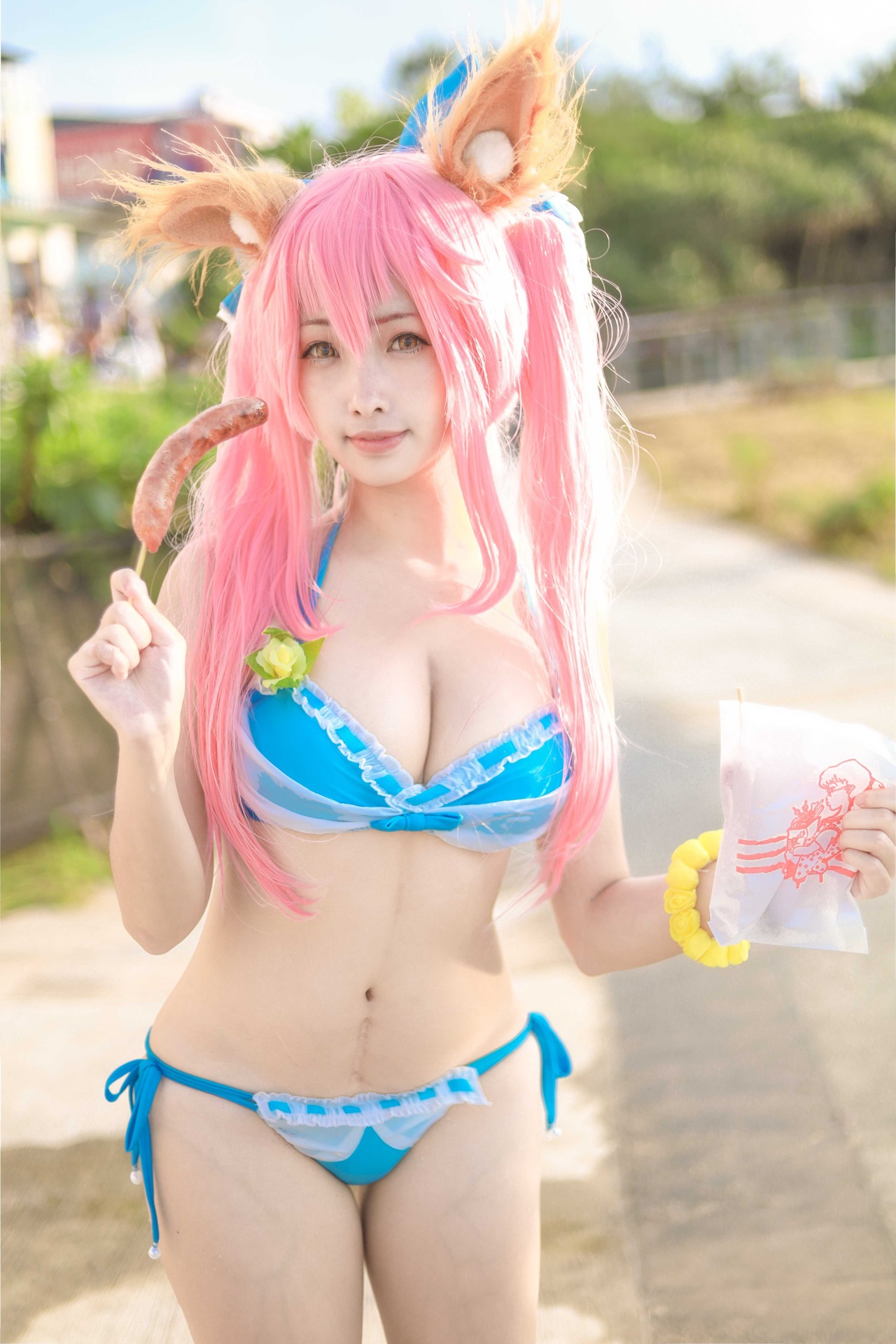 [毛毛喵 momocat] Tamamo no Mae Ver.Swimsuit(2)