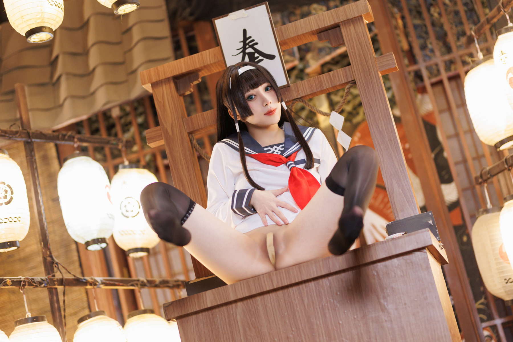 Cosplay 胡桃猫Kurumineko 美少女万华镜 理与迷宫的少女 Set.01(36)