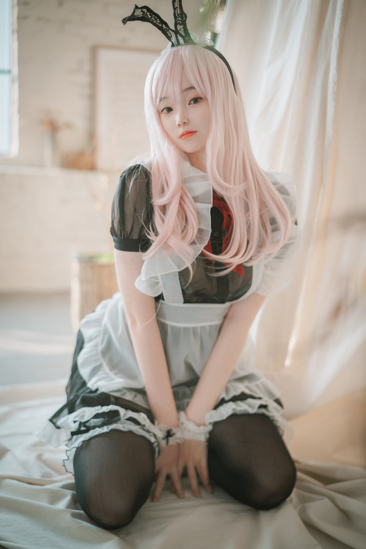 Bambi 밤비, [DJAWA] Sheer Bunny Maid(16)