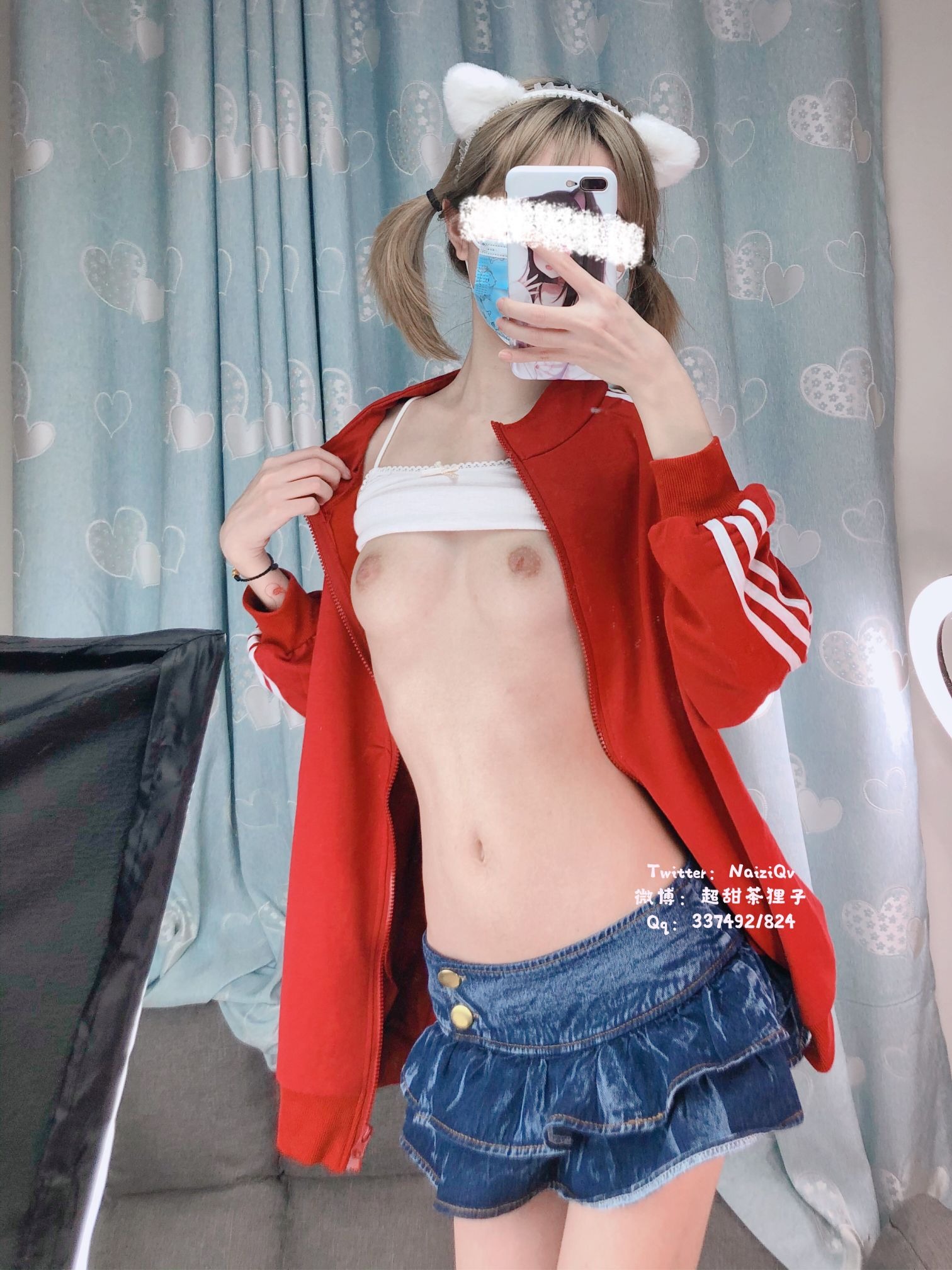 茶狸子-猫耳黑丝[47P1V](46)