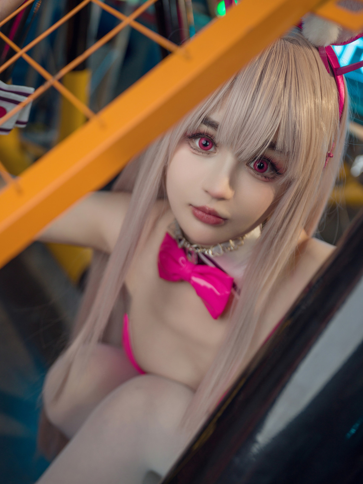 Cosplay 桜井宁宁 Viper Bunny 毒蛇兔女郎(17)