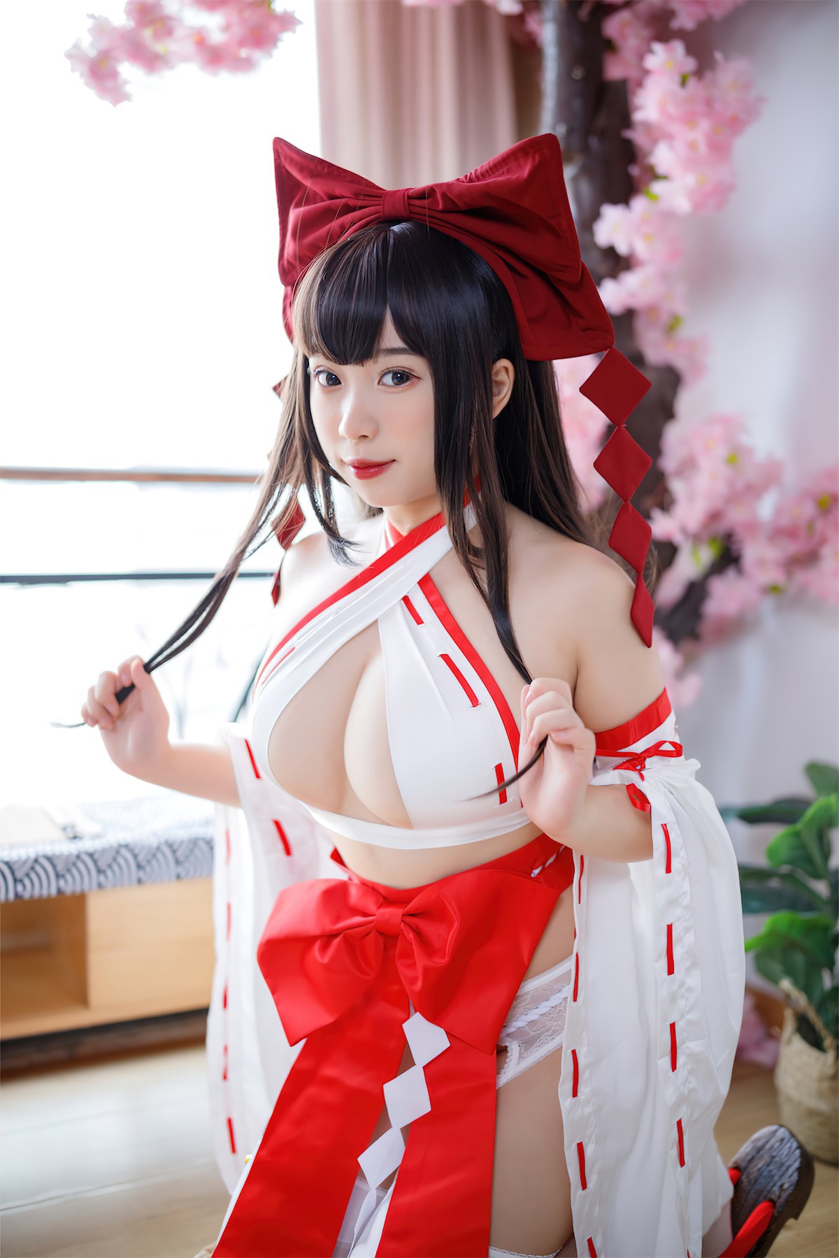 Cosplay 胡桃猫Kurumineko 欲望神社巫(17)