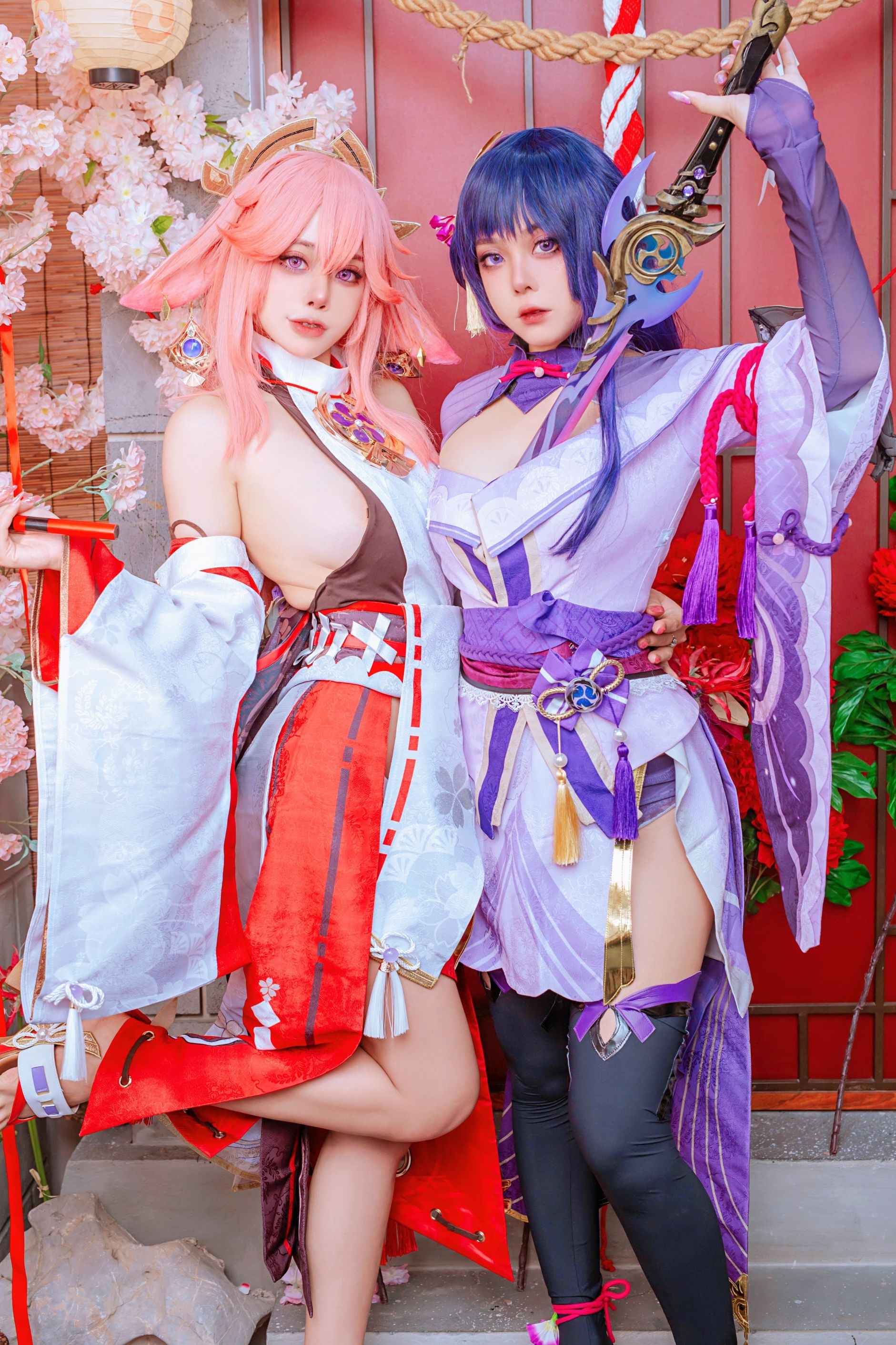 Byoru - Yae Miko x Raiden Shogun [95P-242MB](11)