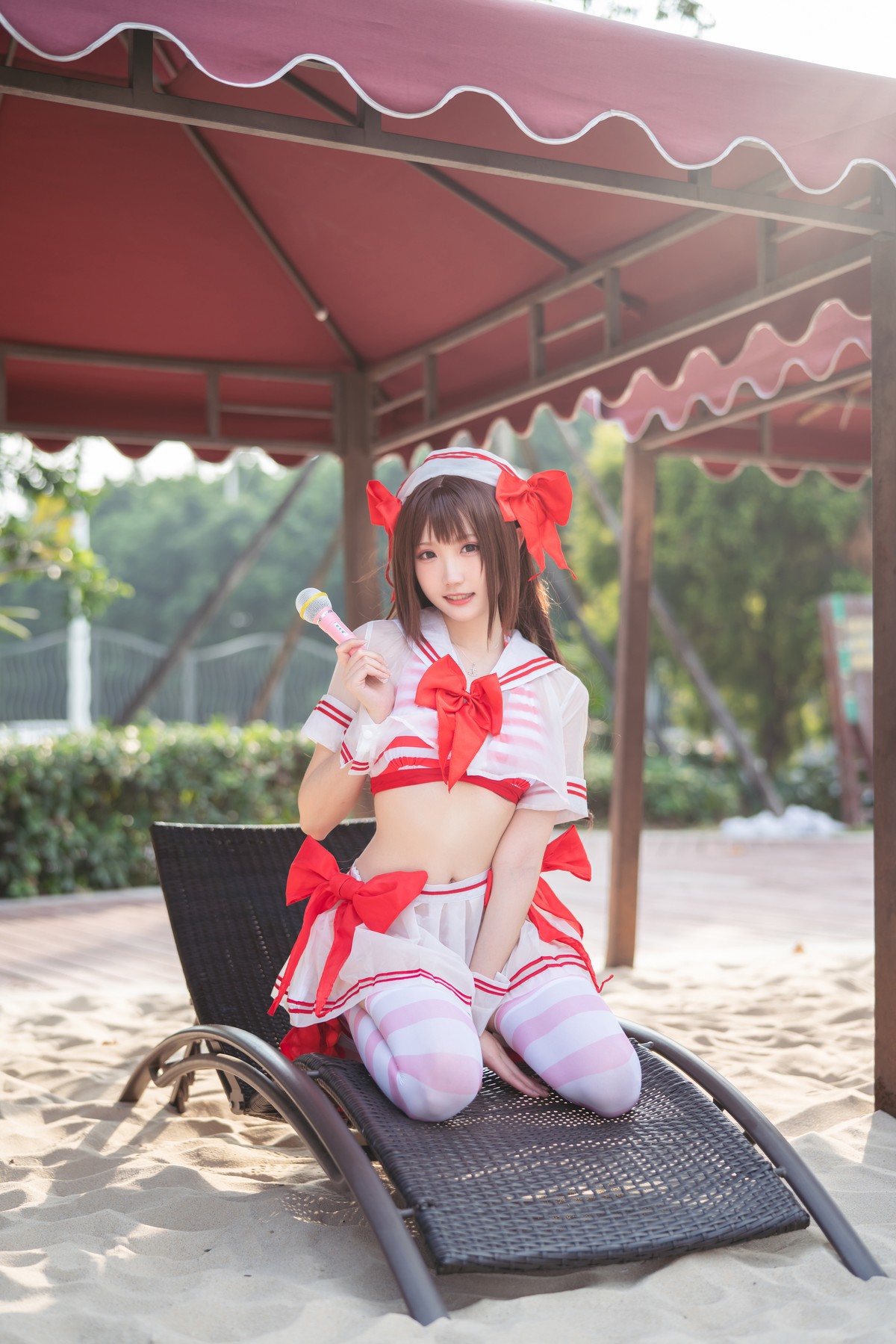 Cosplay 瓜希酱 岛村卯月 泳衣(28)