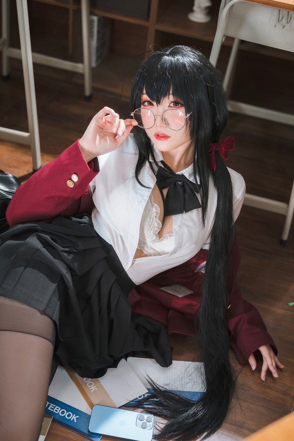 Cosplay 瓜希酱 大凤JK(18)