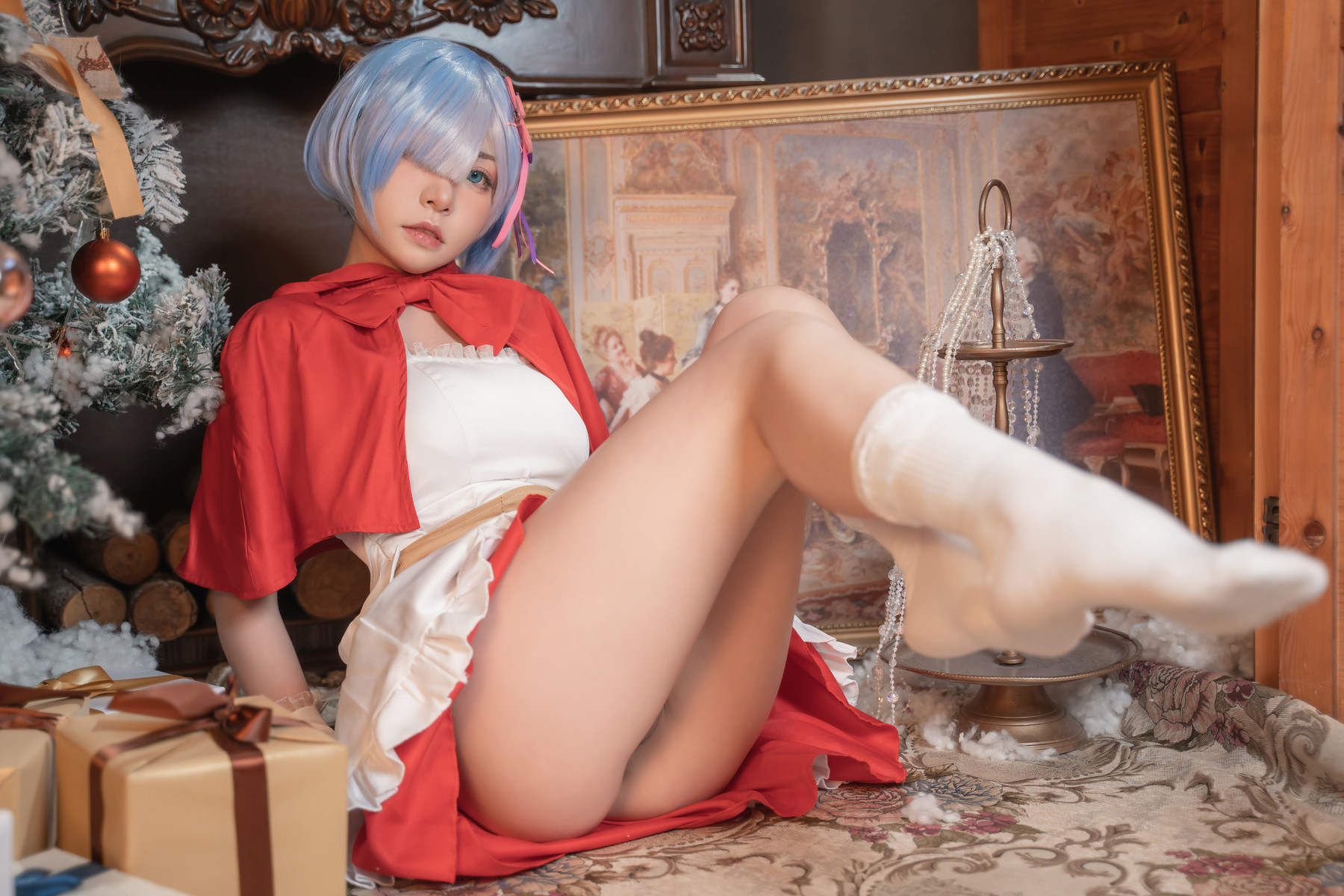 爆机少女喵小吉 Cosplay 雷姆(16)