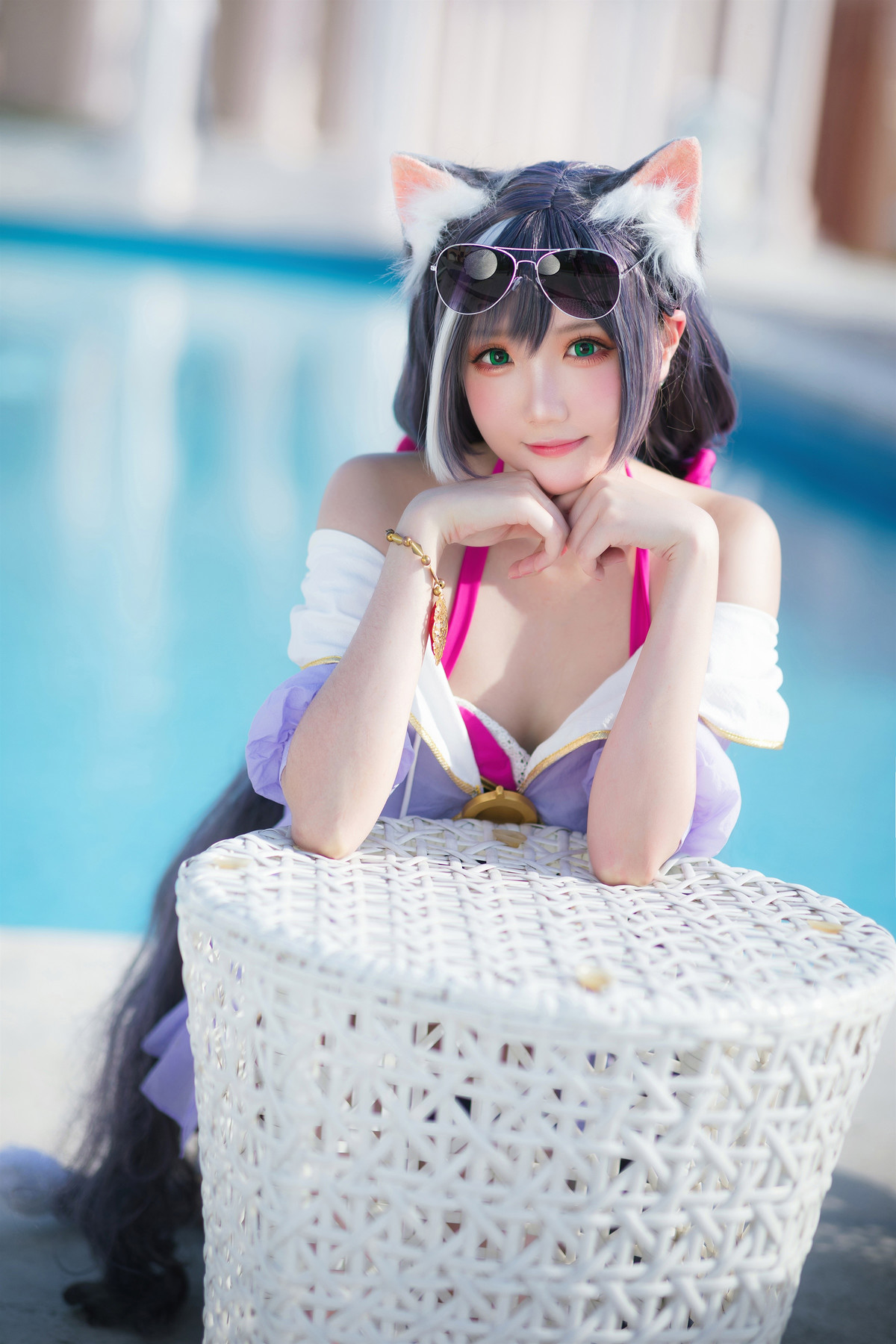 Cosplay 瓜希酱 公主连结 凯露夏日 Kyaru(11)