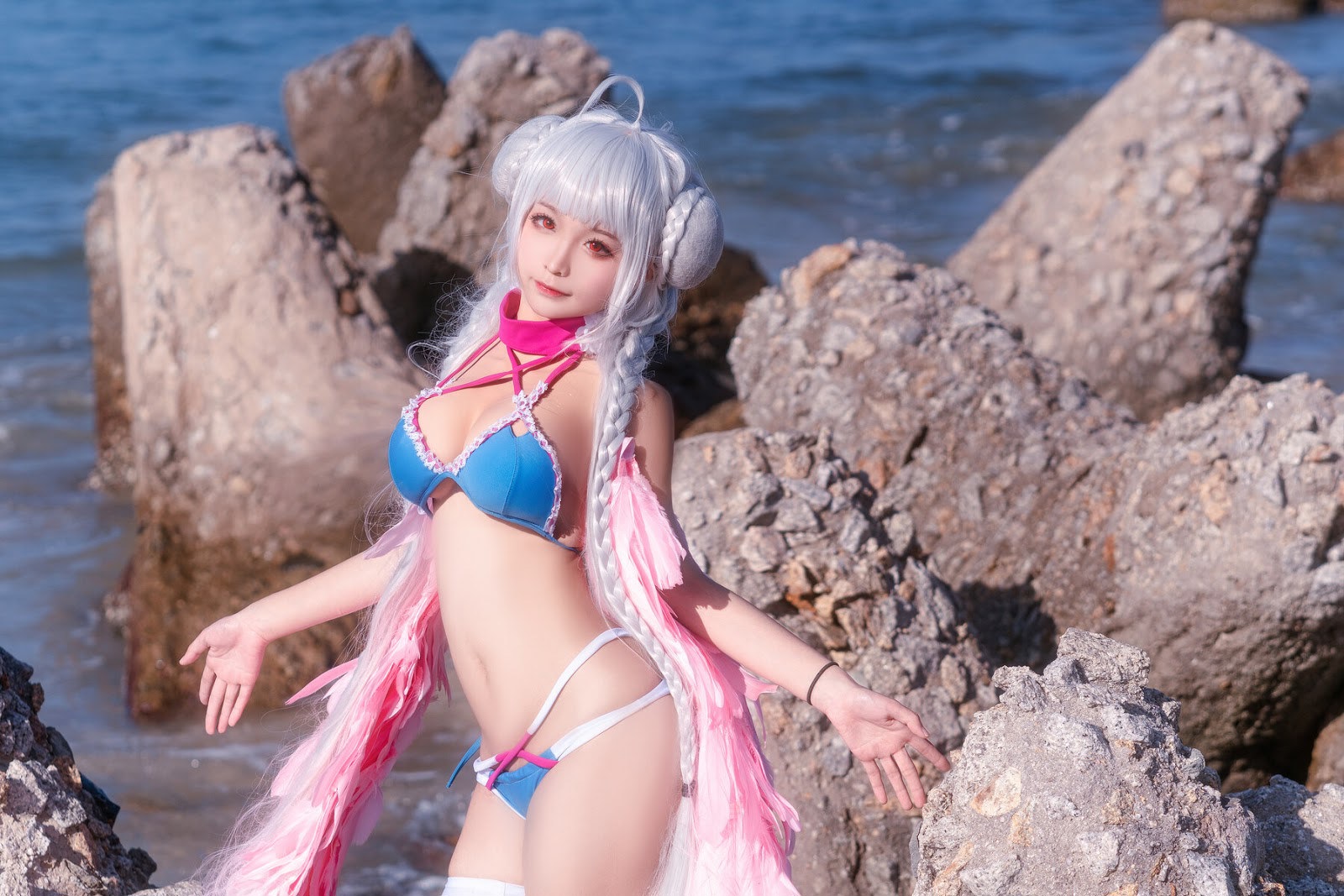 Cosplay [蠢沫沫] 可畏 ( Formidable &#8211; Azur Lane )(33)