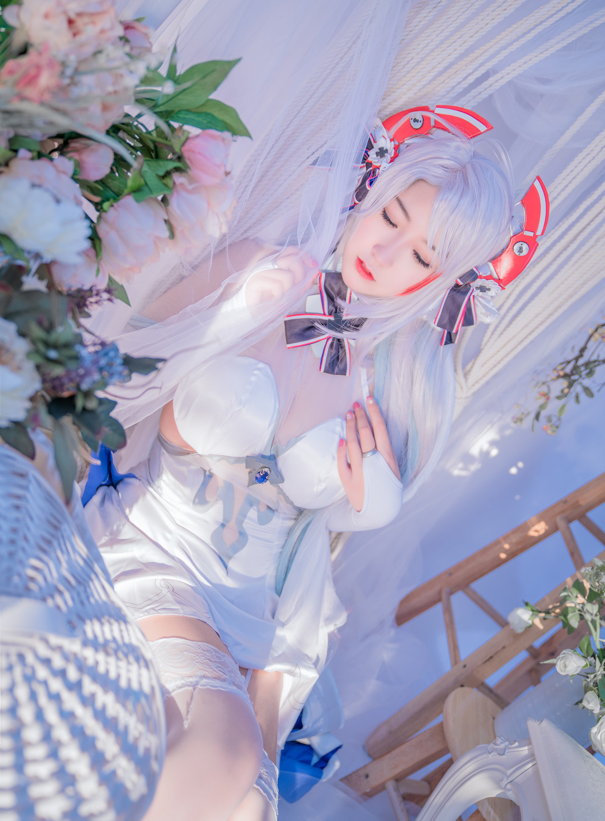 Cosplay 猫九酱Sakura 碧蓝誓约 Set.01(15)