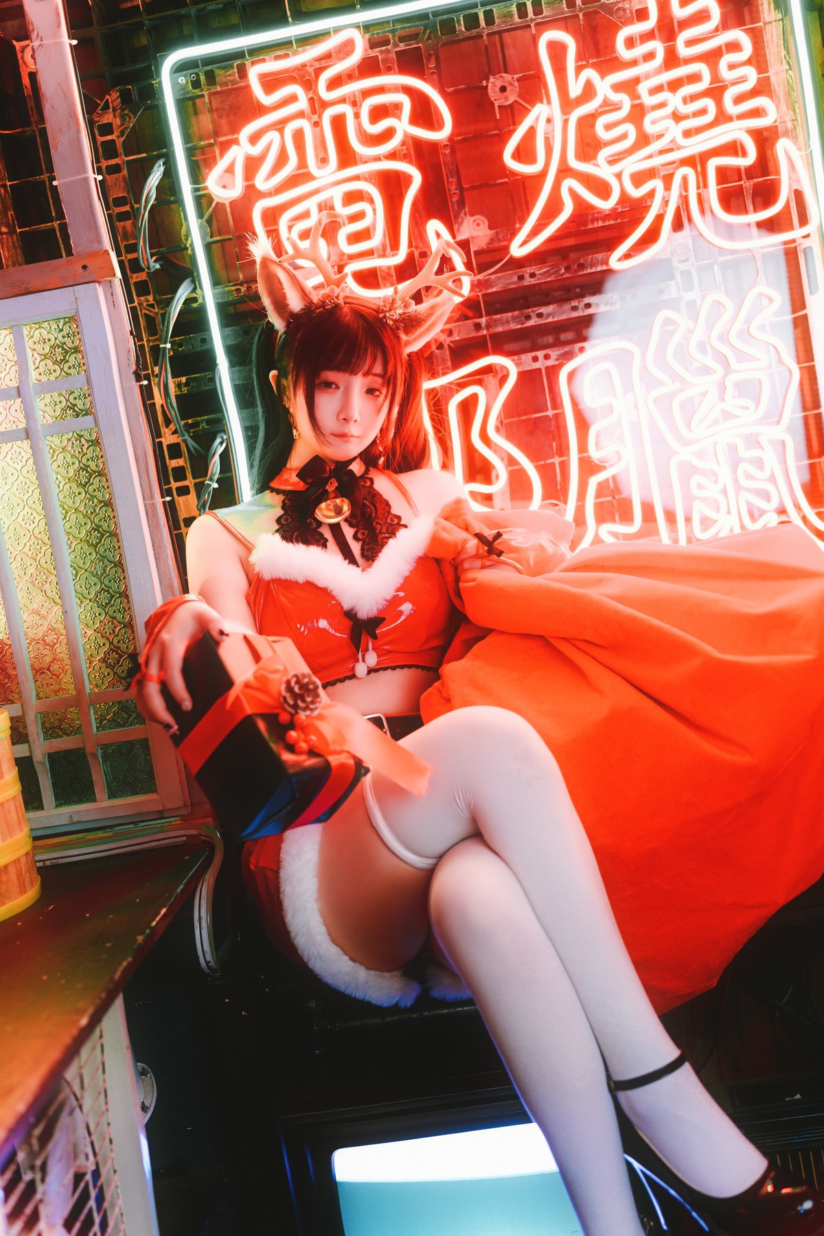 Cosplay 落落Raku Dear Deer ☆(55)