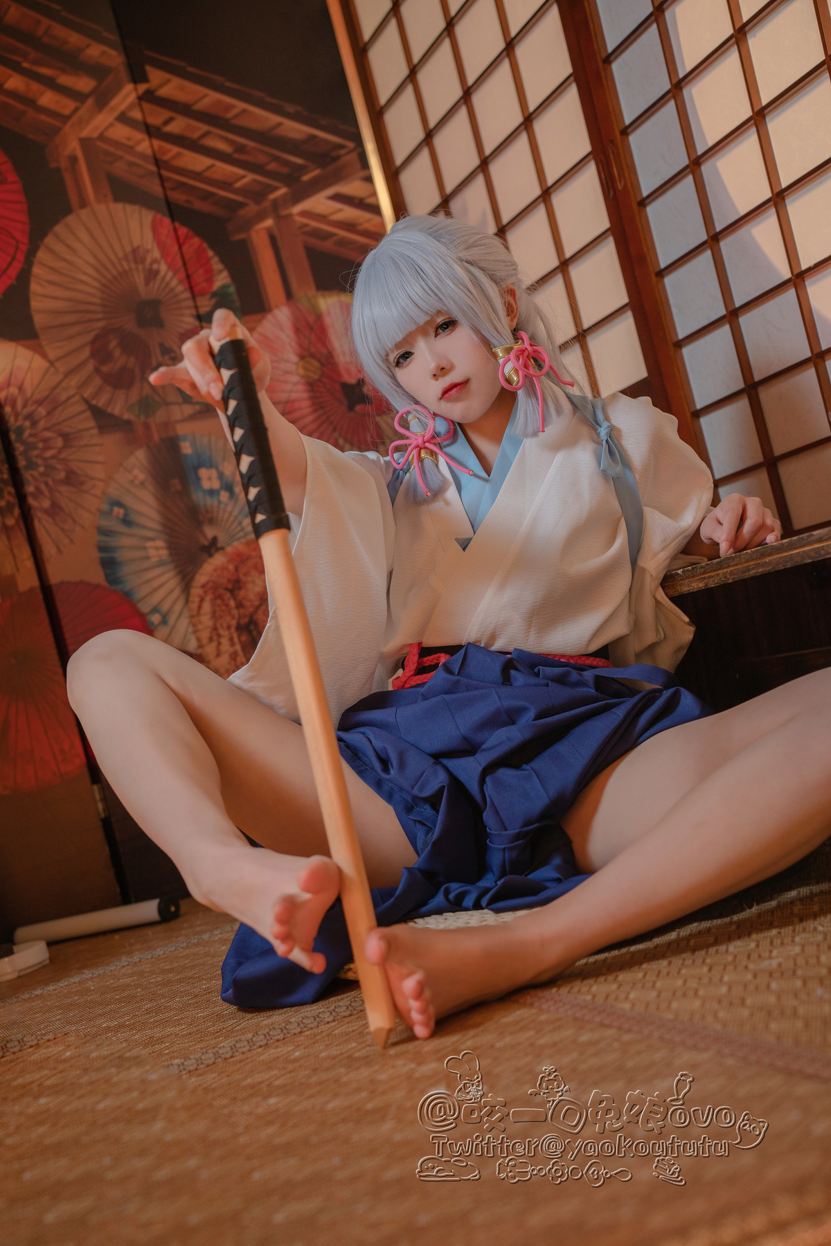 Cosplay 黏黏团子兔 绫华的小憩(15)