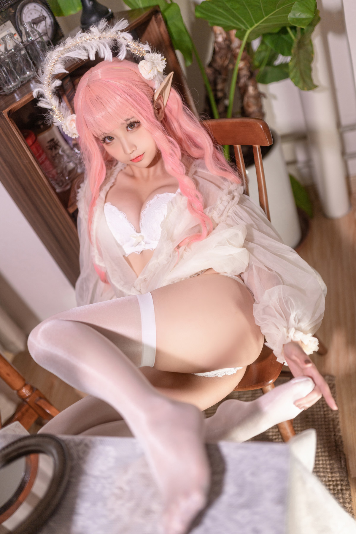 Cosplay 蠢沫沫Chunmomo 《尖耳国度》粉精灵(12)