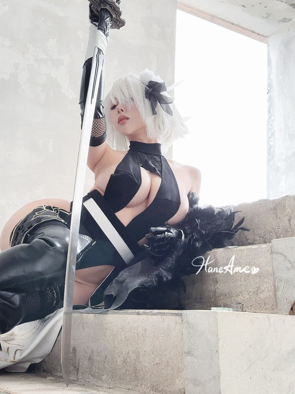 雨波 修女+2B 自拍包(58)