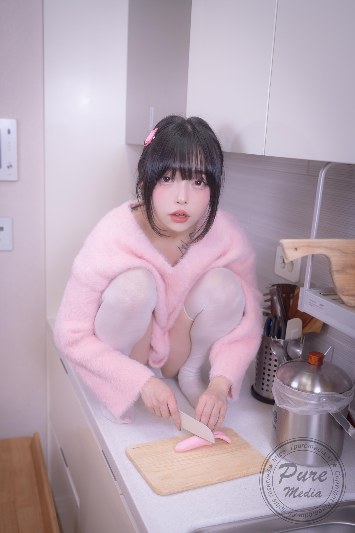 Jelly 젤리, [PURE MEDIA] Vol.266 Cutie Rabbit &#038; Pink Hole Set.01(13)