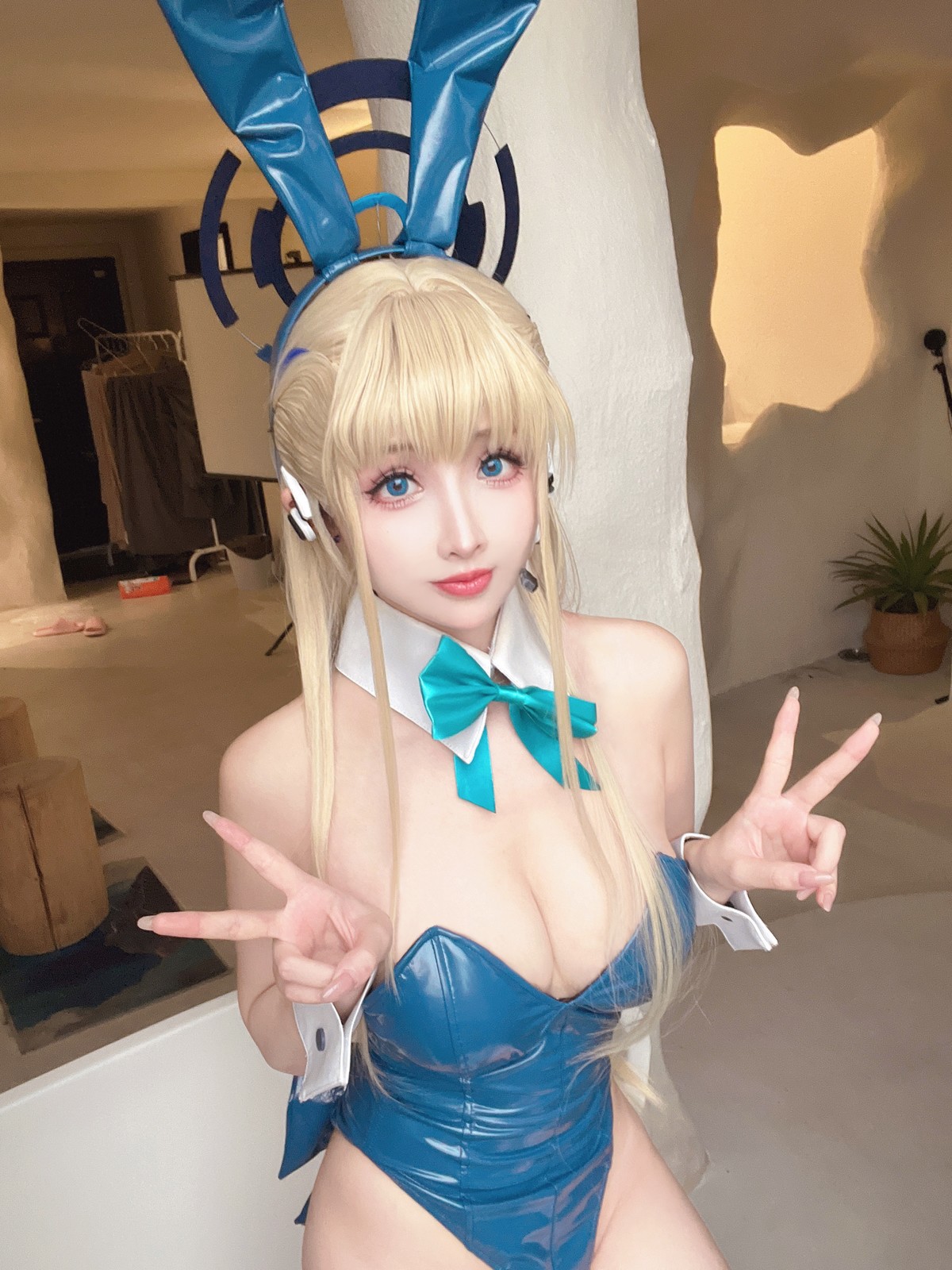 Cosplay Rioko凉凉子 碧蓝档案 TOKI兔兔(34)