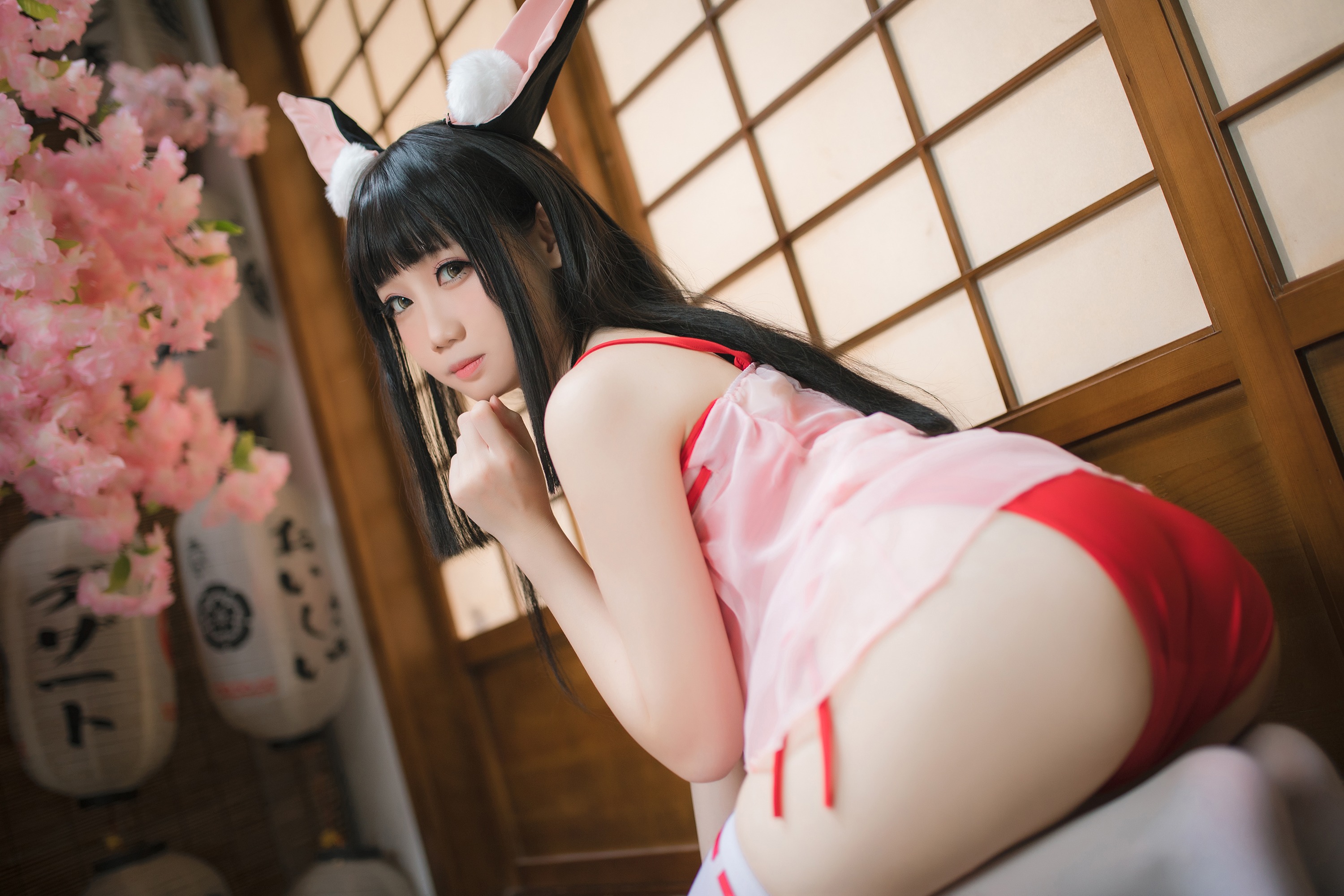 焖焖碳 碧蓝航线 長門睡衣 [27P-88MB](24)