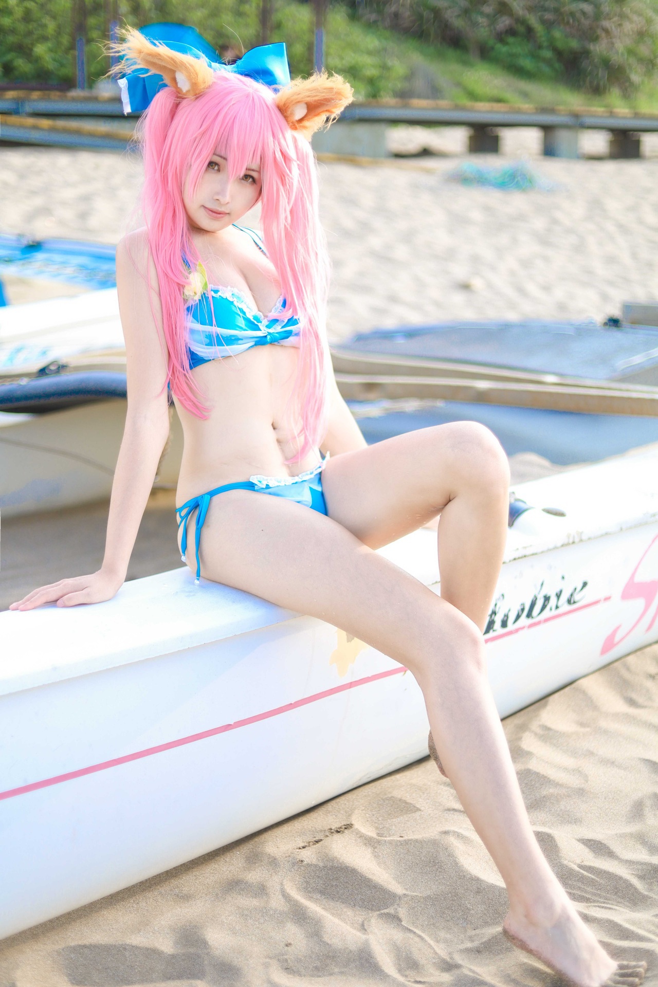 [毛毛喵 momocat] Tamamo no Mae Ver.Swimsuit(26)