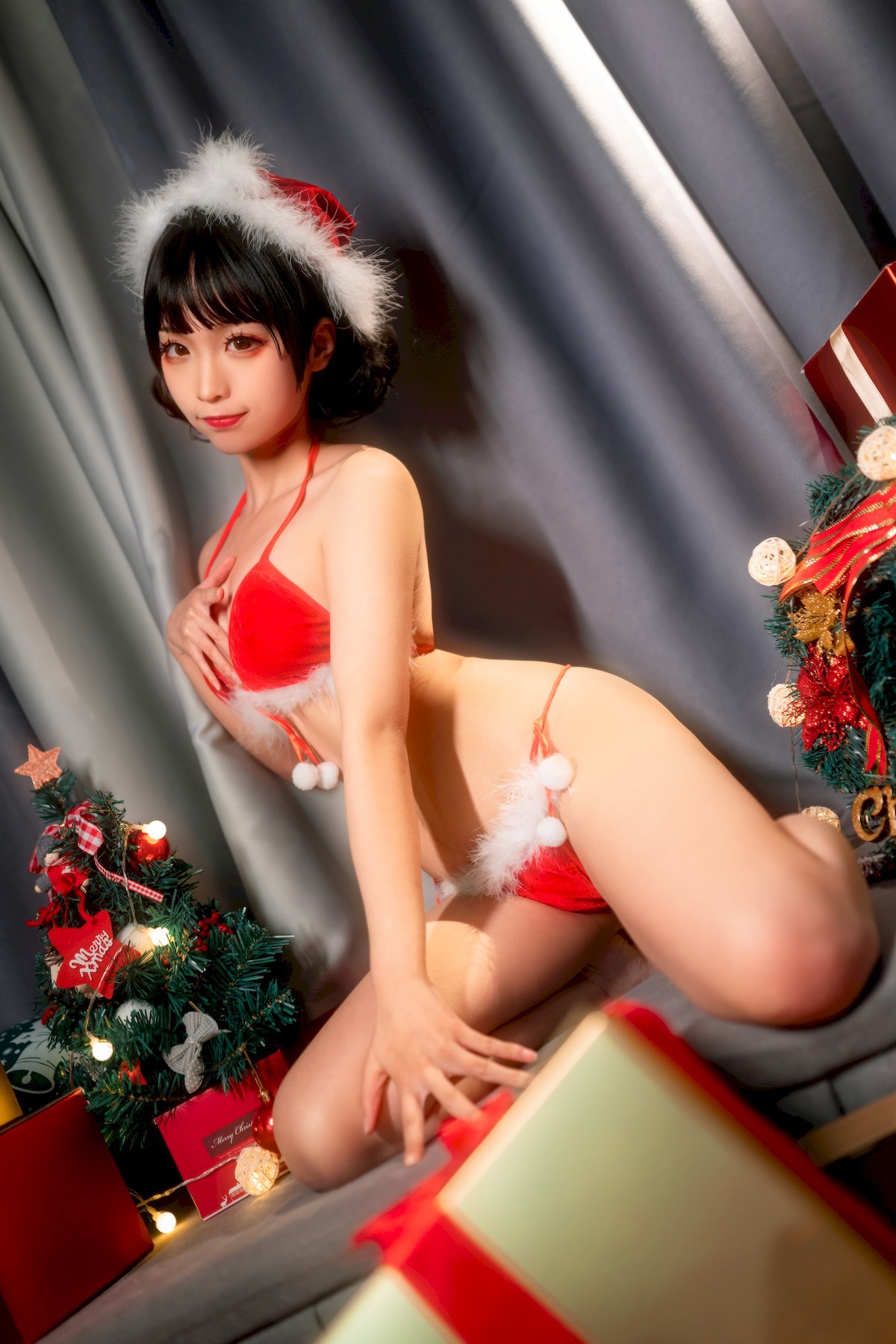 Cosplay 蠢沫沫 Chunmomo 圣诞箱子(9)