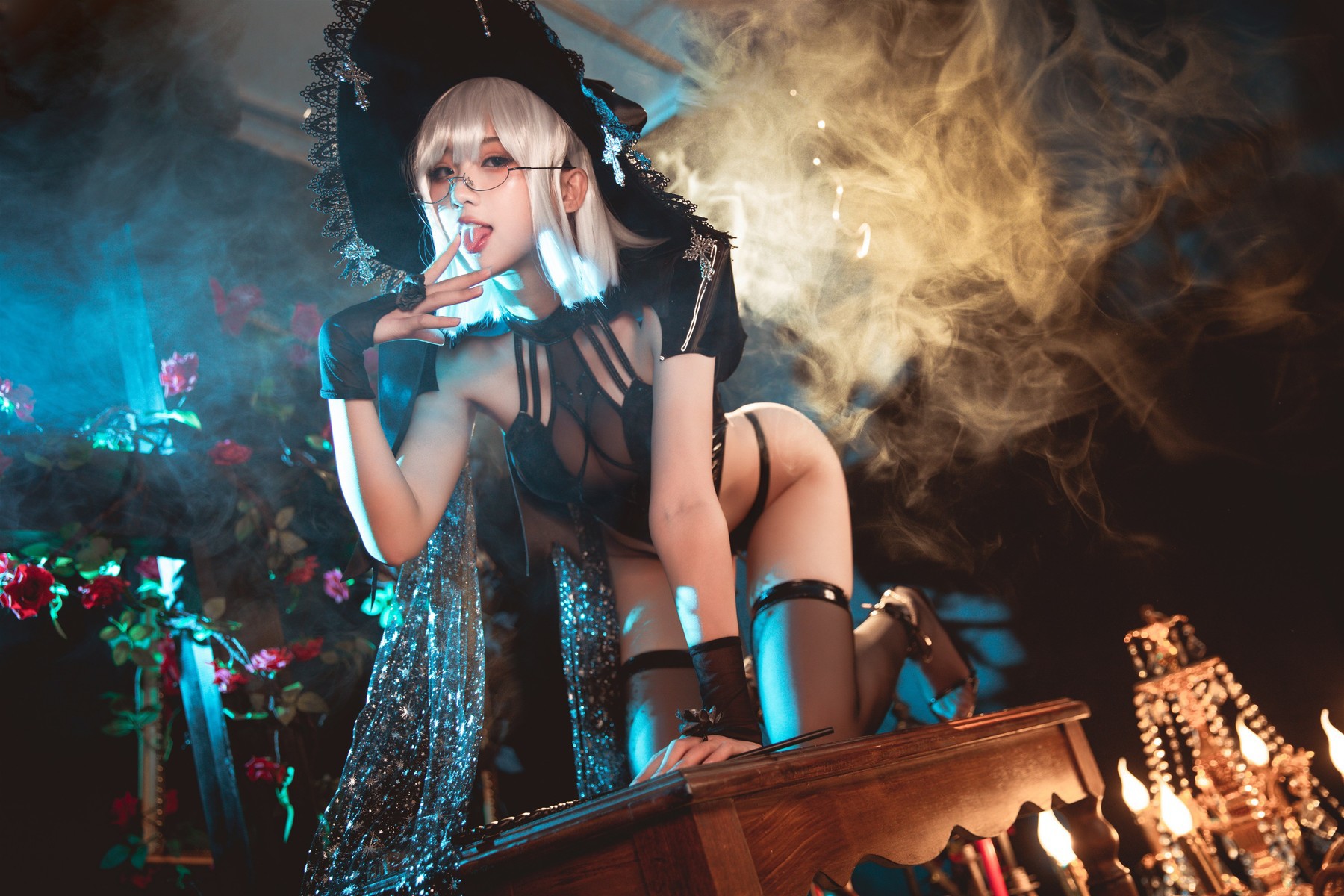 瓦斯塔亚小龙虾 乌烟魔女 Cosplay(19)