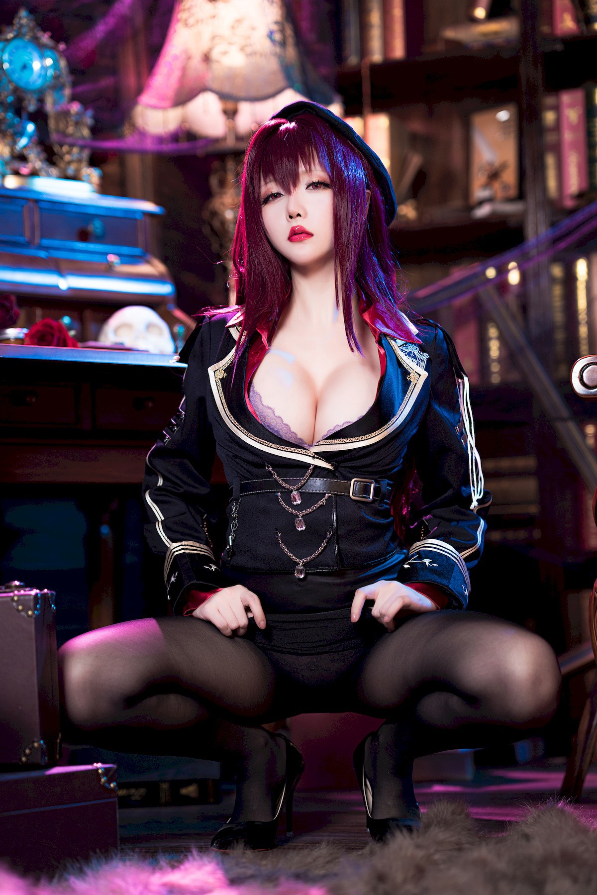 星之迟迟 Cosplay 斯卡哈 真红教枪(18)
